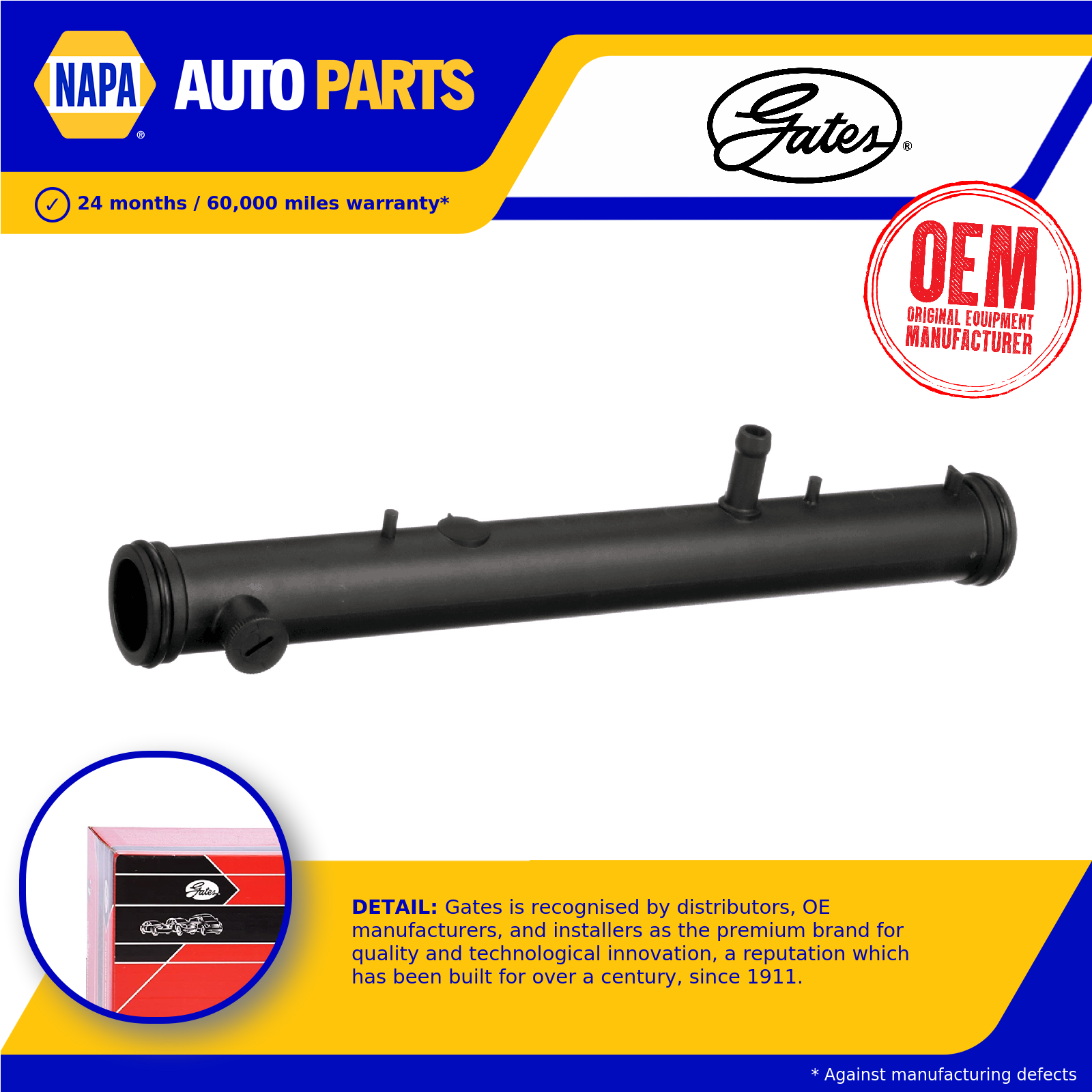 Gates Coolant Flange / Pipe 02-2925 [PM2035922]