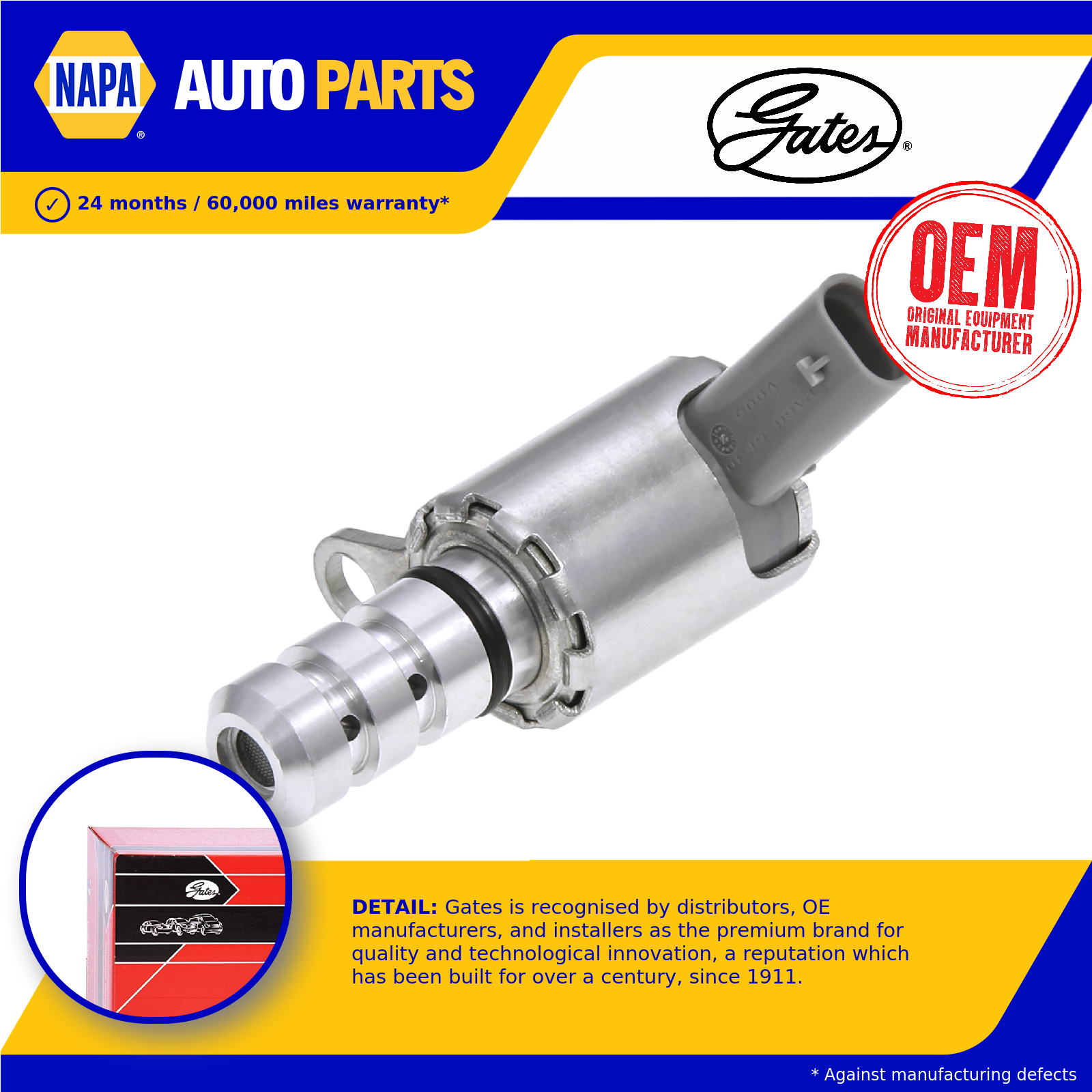 Gates Camshaft Adjuster Valve VVS263 [PM1995251]