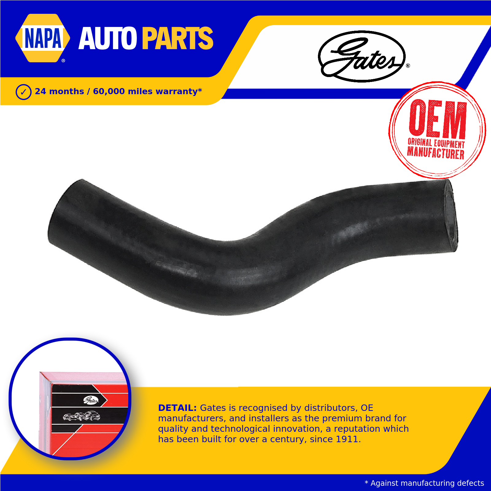 Gates Radiator Hose 05-3347 [PM1645857]