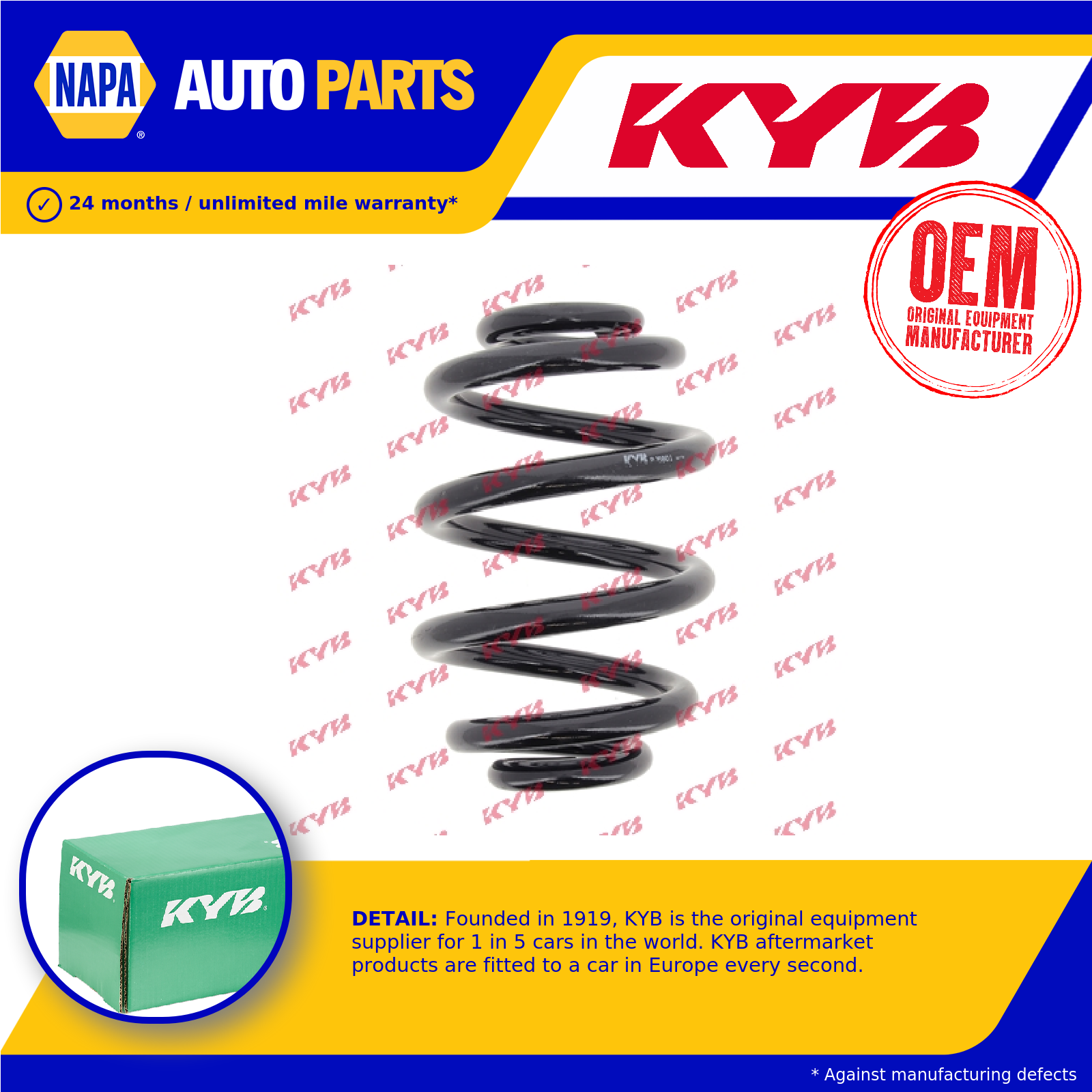 KYB Coil Spring Rear RJ6801 [PM687413]