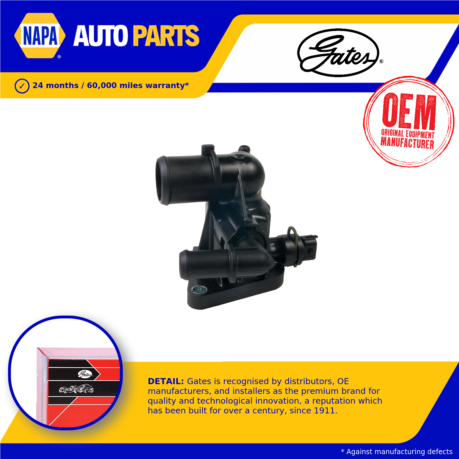 Gates Coolant Thermostat TH45088G1 [PM155366]