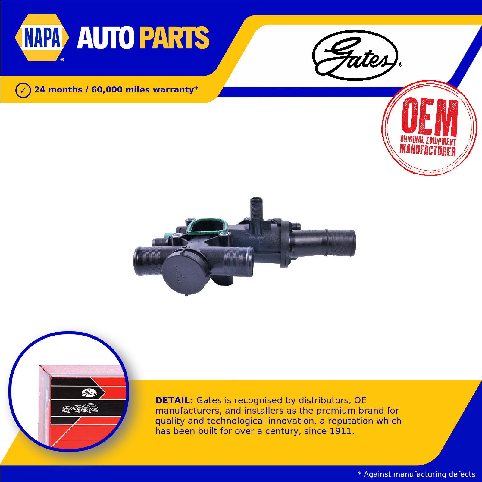 Gates Coolant Thermostat TH41683G1 [PM155358]