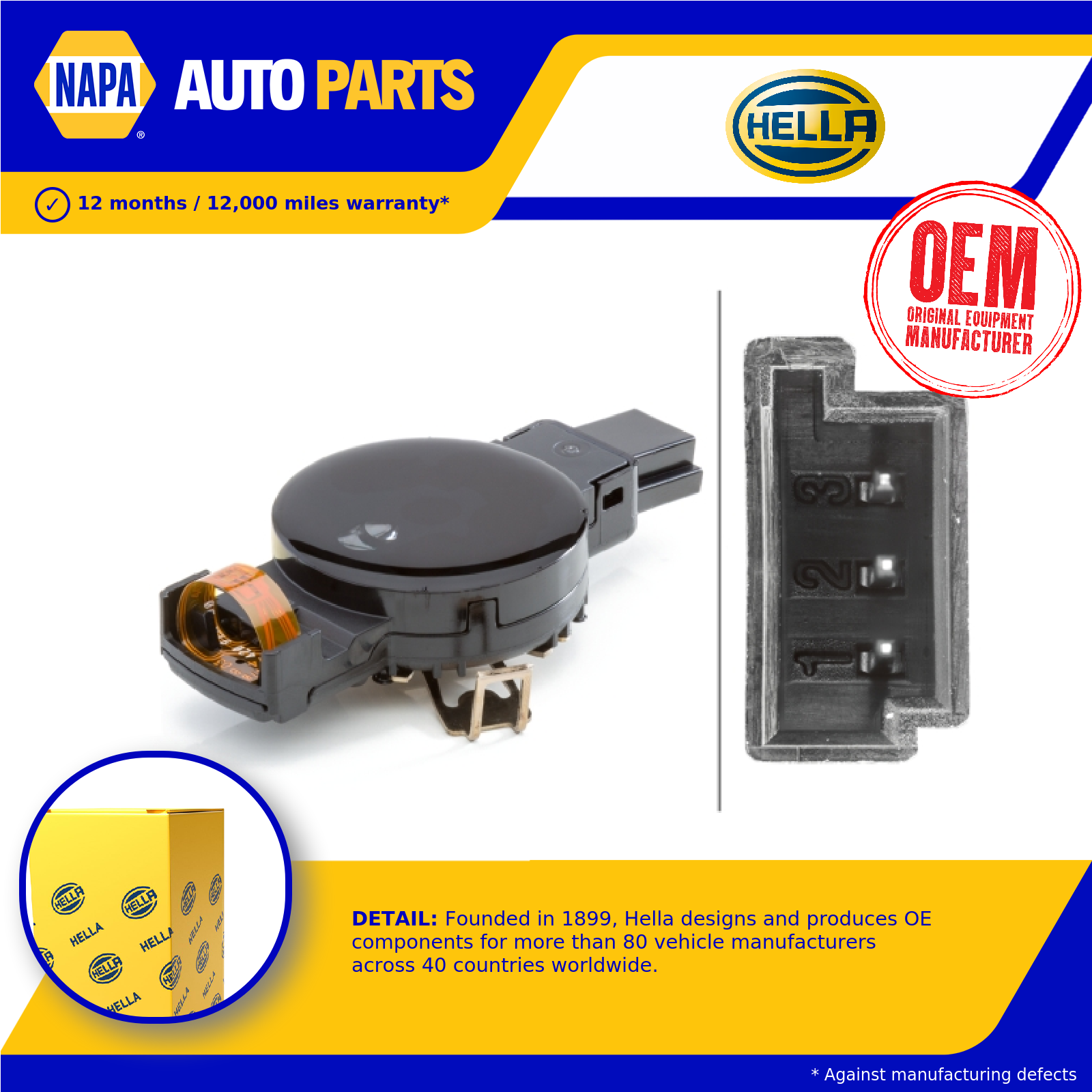 Hella Rain Sensor 6PW011808-701 [PM1639095]