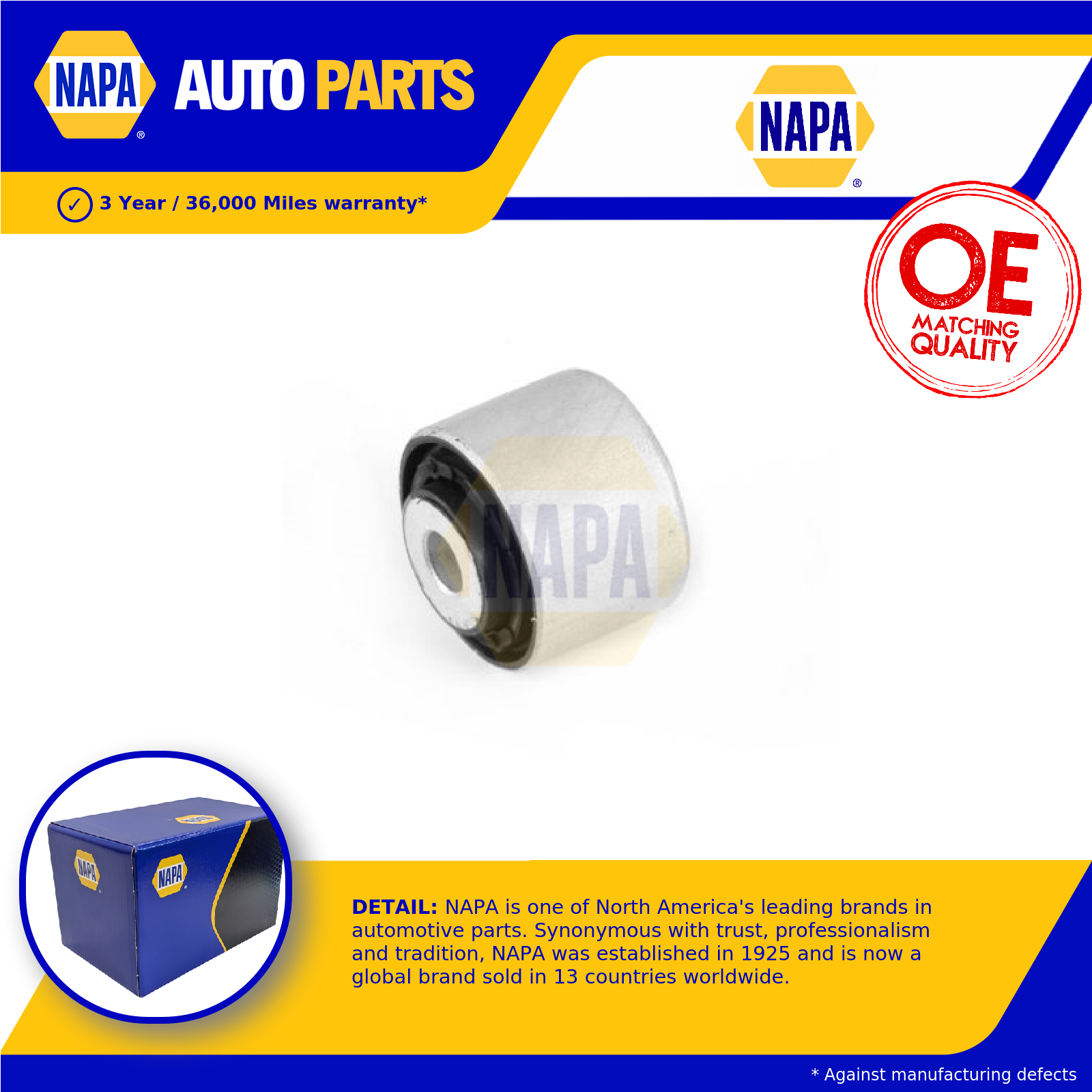 NAPA Wishbone / Control / Trailing Arm Bush NST8406 [PM2133406]