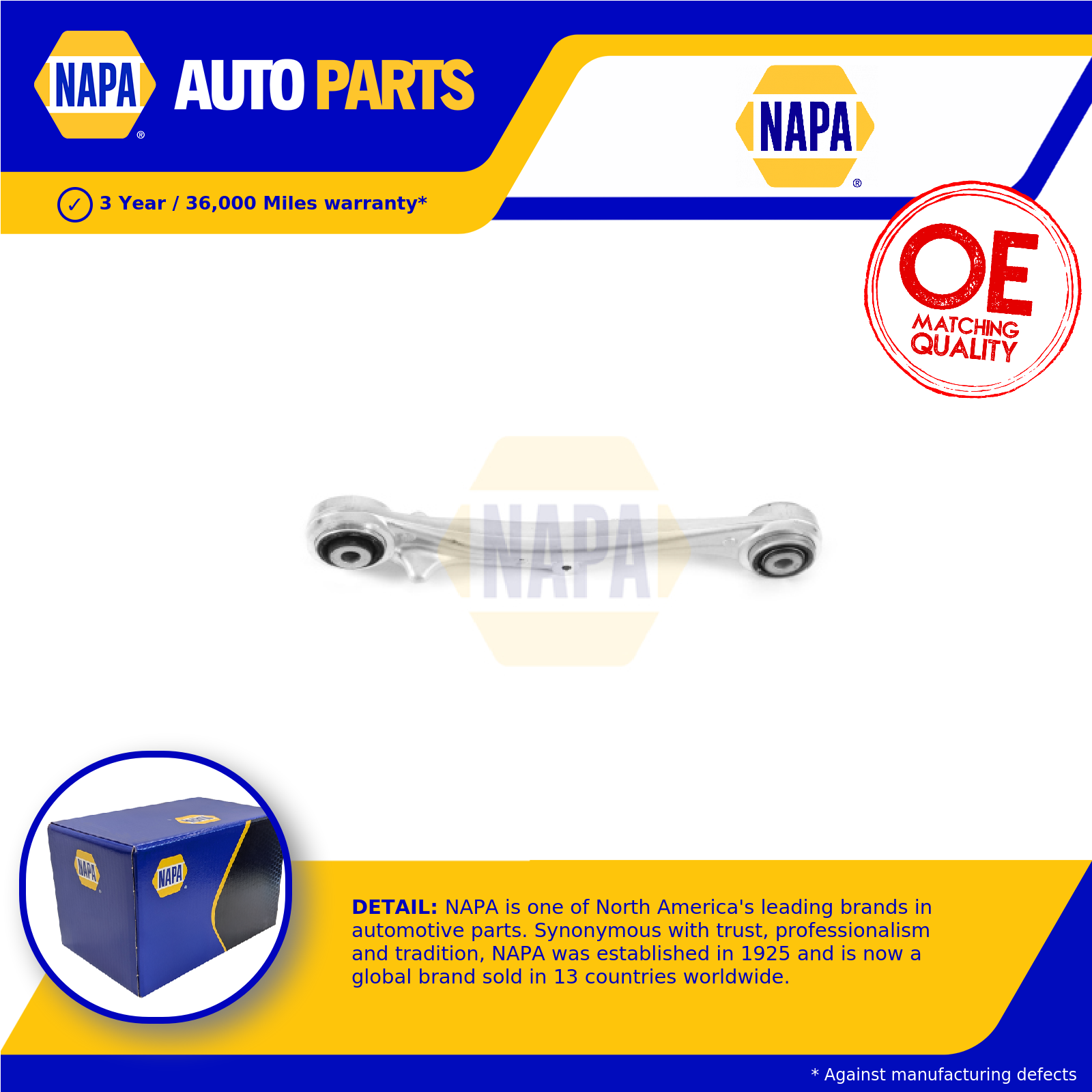 NAPA Wishbone / Suspension Arm Rear Left or Right NST3297 [PM2570890]