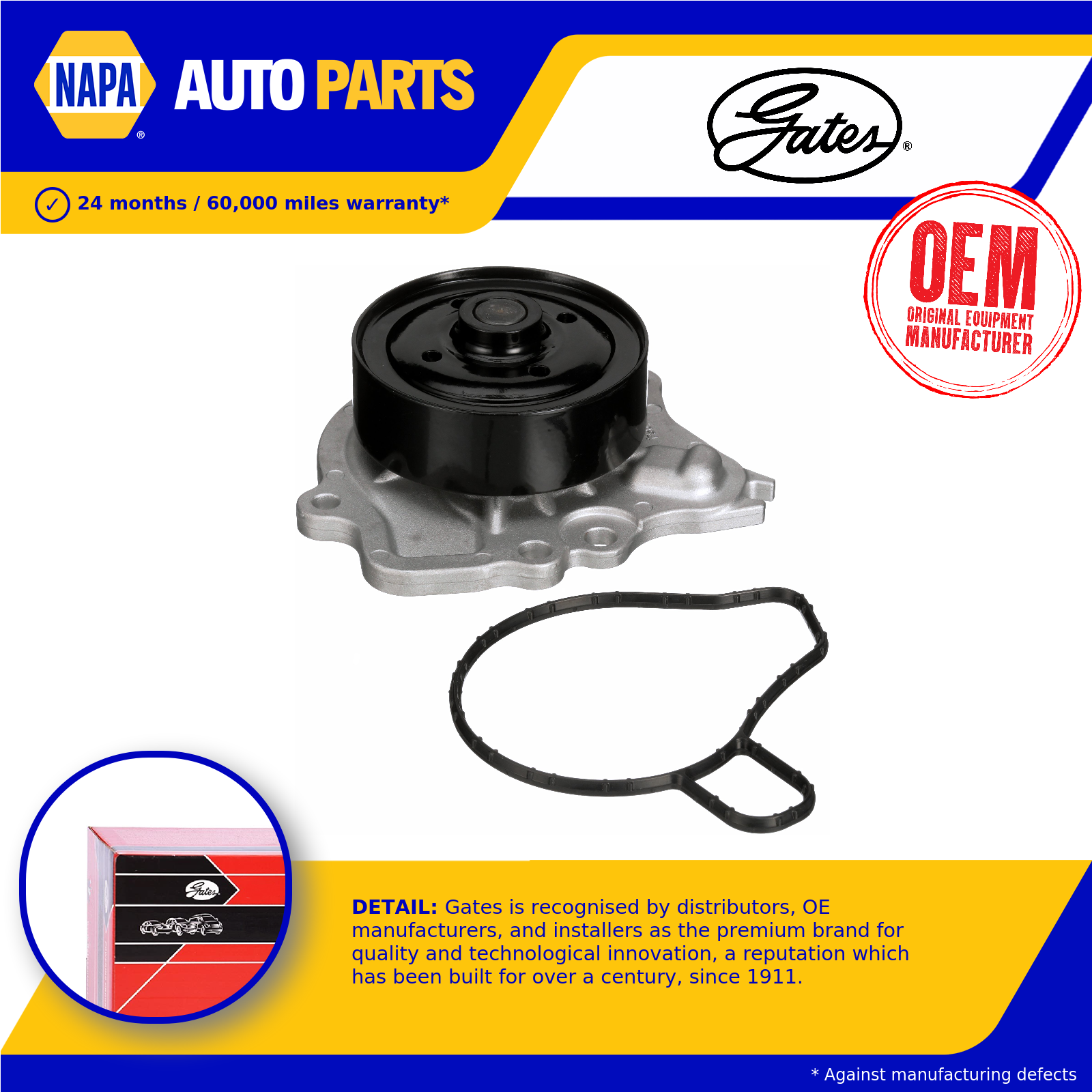 Gates Water Pump WP0314 [PM2599516]