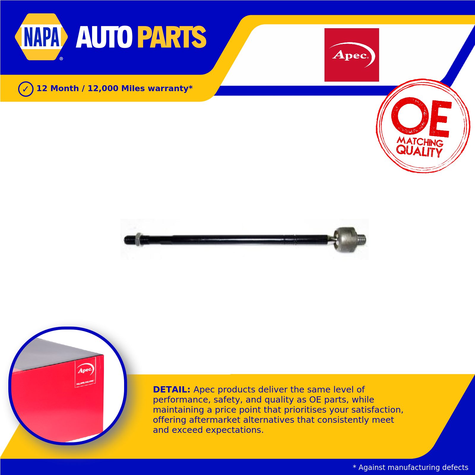 Apec Inner Rack End Left or Right AST6141 [PM2003067]