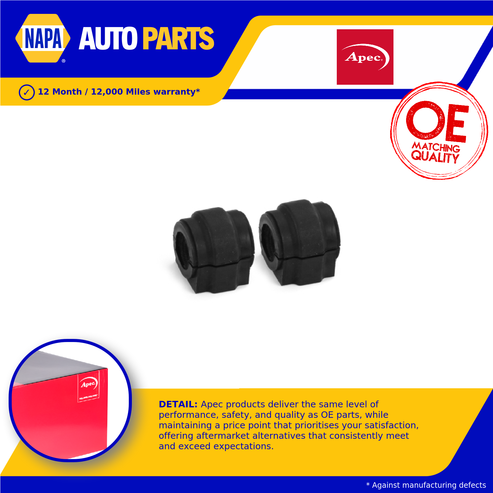 Apec Wishbone / Control / Trailing Arm Bush AST8092 [PM2003657]