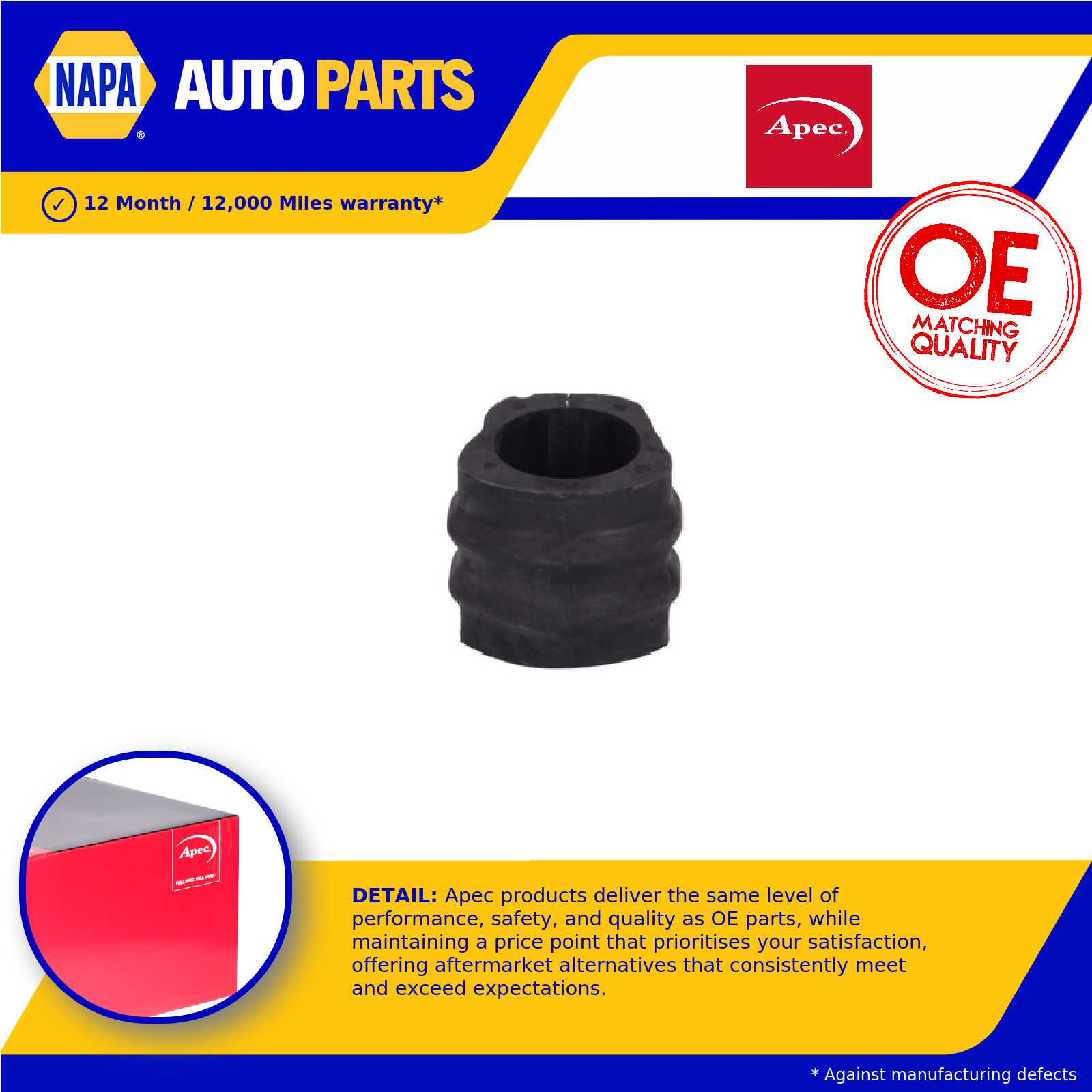 Apec Wishbone / Control / Trailing Arm Bush Front AST8181 [PM2003746]