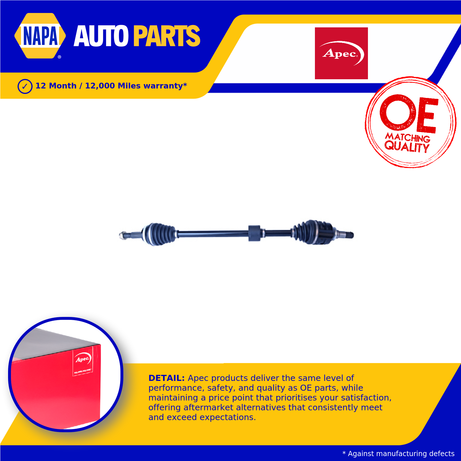 Apec Drive Shaft Front Right ADS1205R [PM2006419]