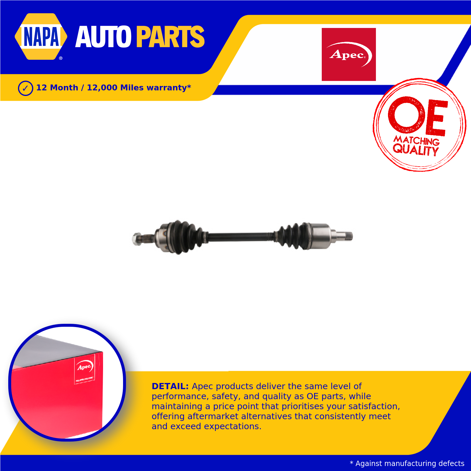 Apec Drive Shaft Front Left ADS1313L [PM2006515]