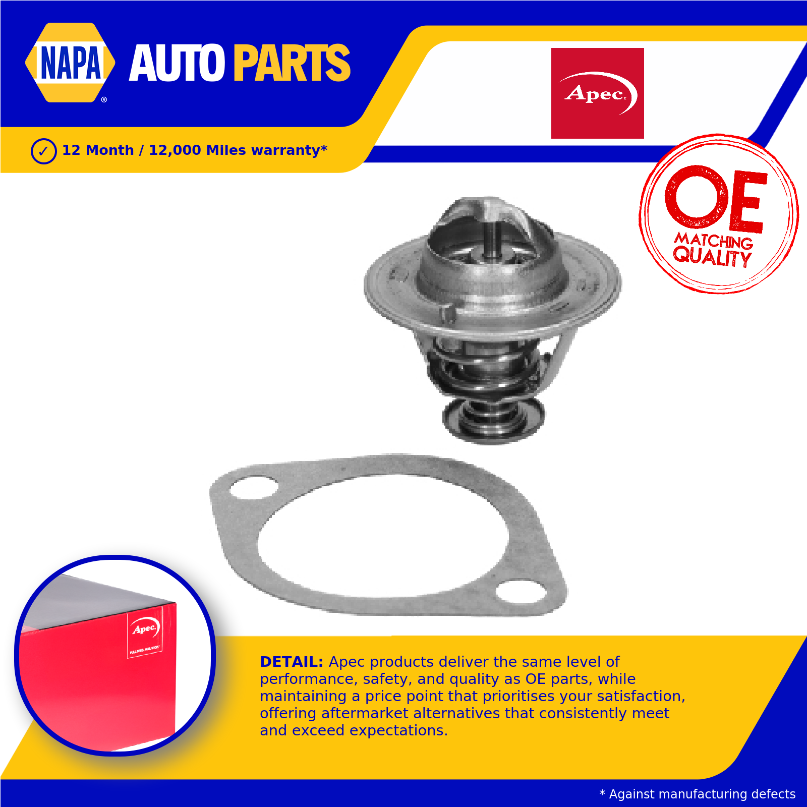 Apec Coolant Thermostat ATH1298 [PM2019176]