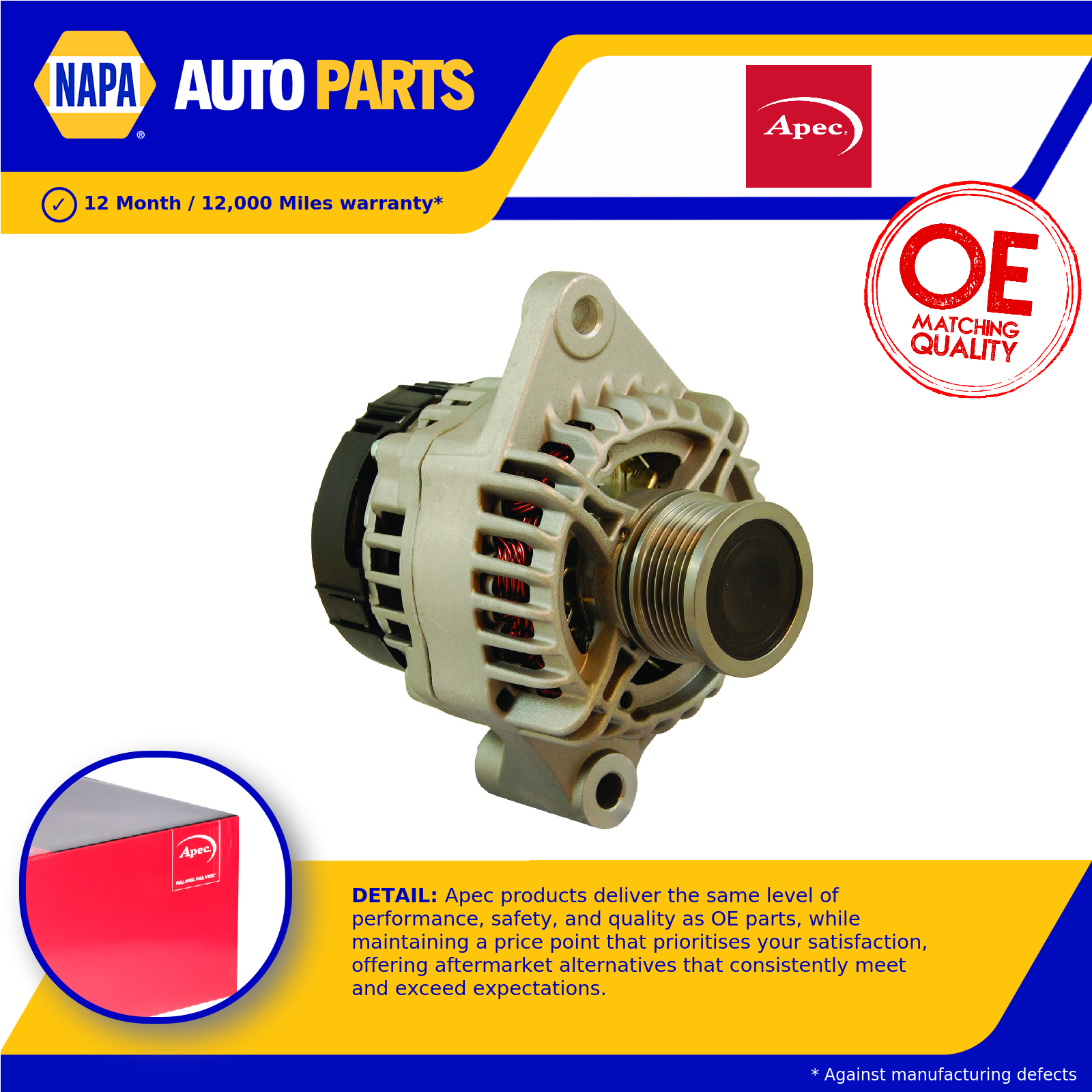 Apec Alternator AAL1238 [PM2038826]