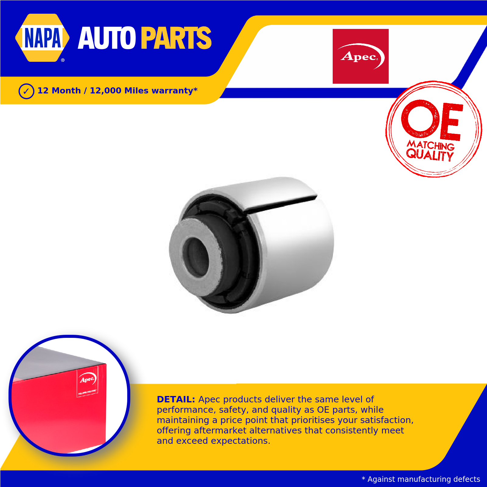 Apec Wishbone / Control / Trailing Arm Bush AST8366 [PM2131429]