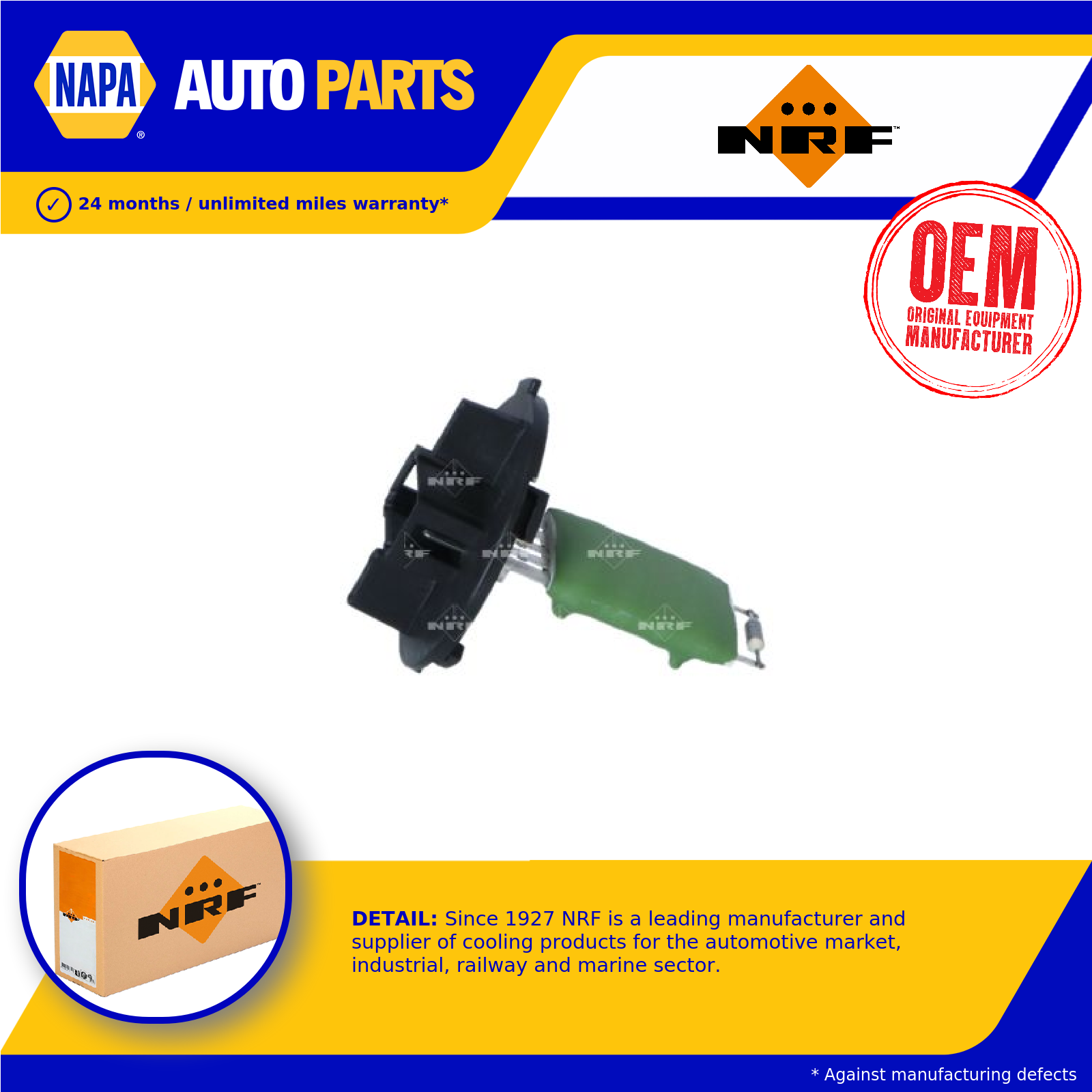 NRF Heater / Blower Resistor 342006 [PM1542673]