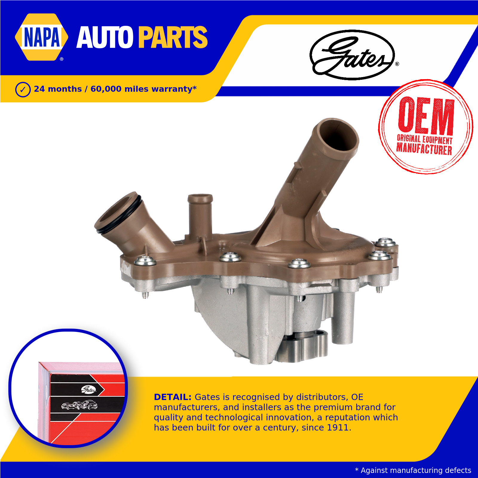 Gates Water Pump WP0131 [PM1469024]