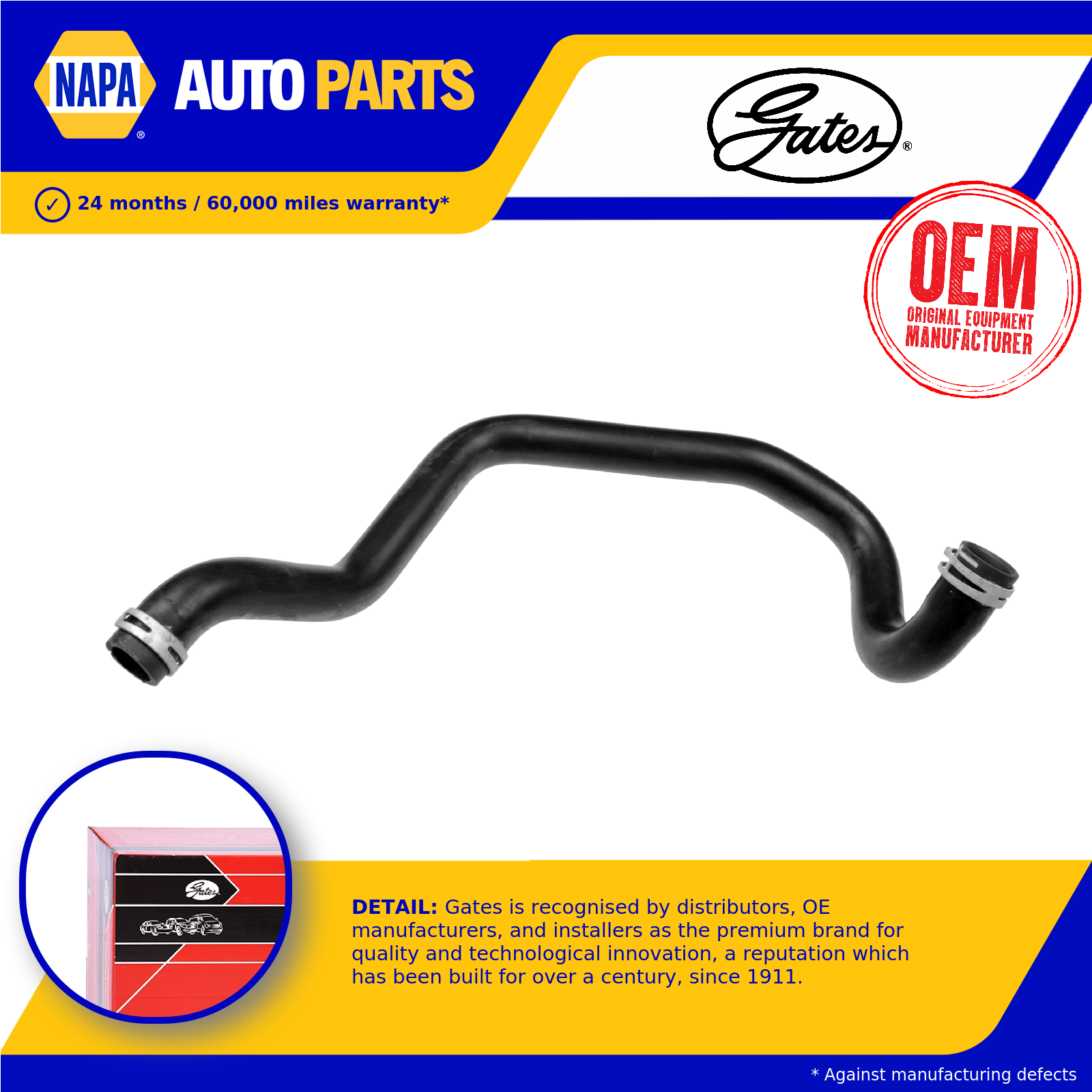 Gates Radiator Hose Lower 05-3931 [PM1734309]
