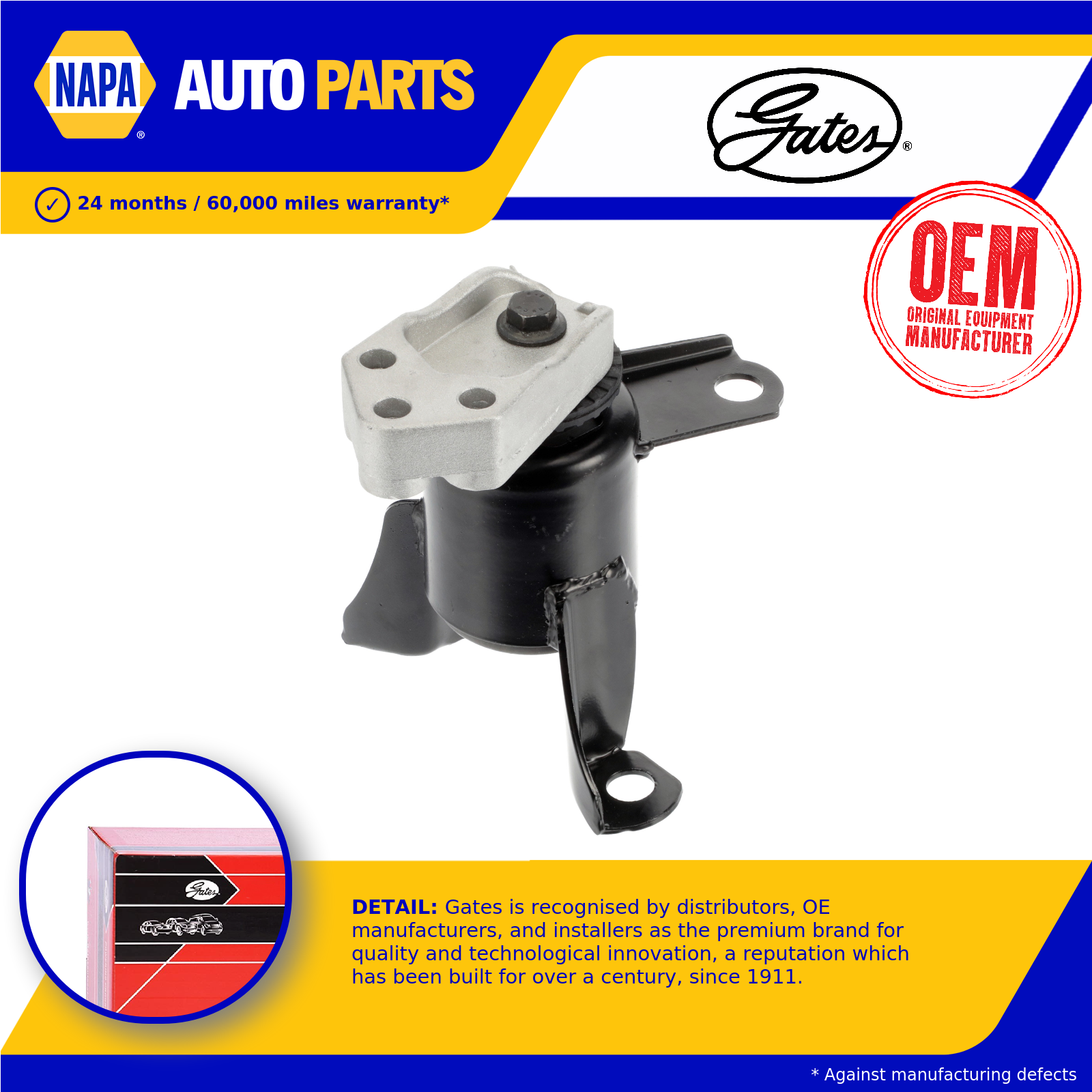 Gates Engine Mount Front Right ETM1823 [PM2136673]