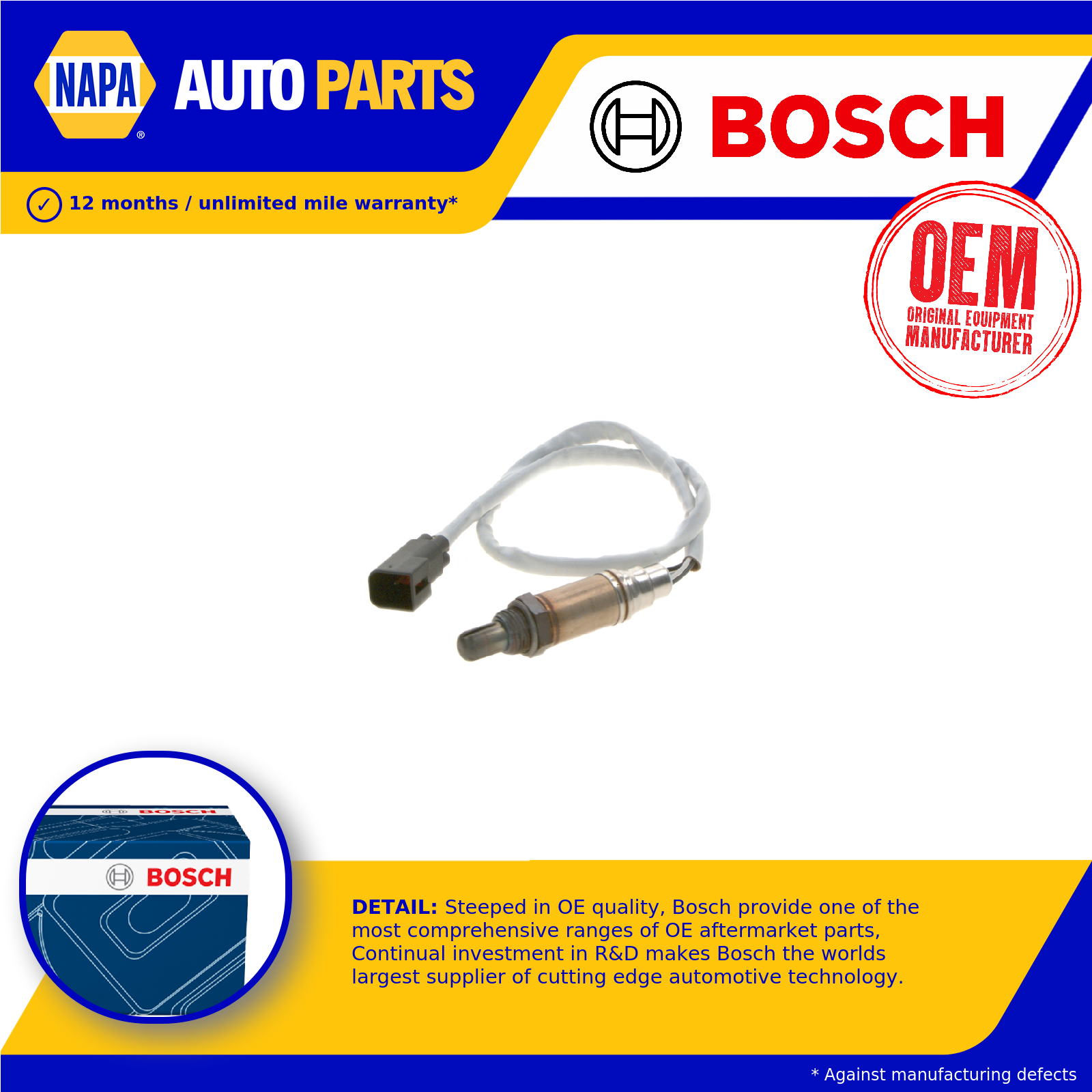 Bosch Lambda Sensor 0258003779 [PM252712]