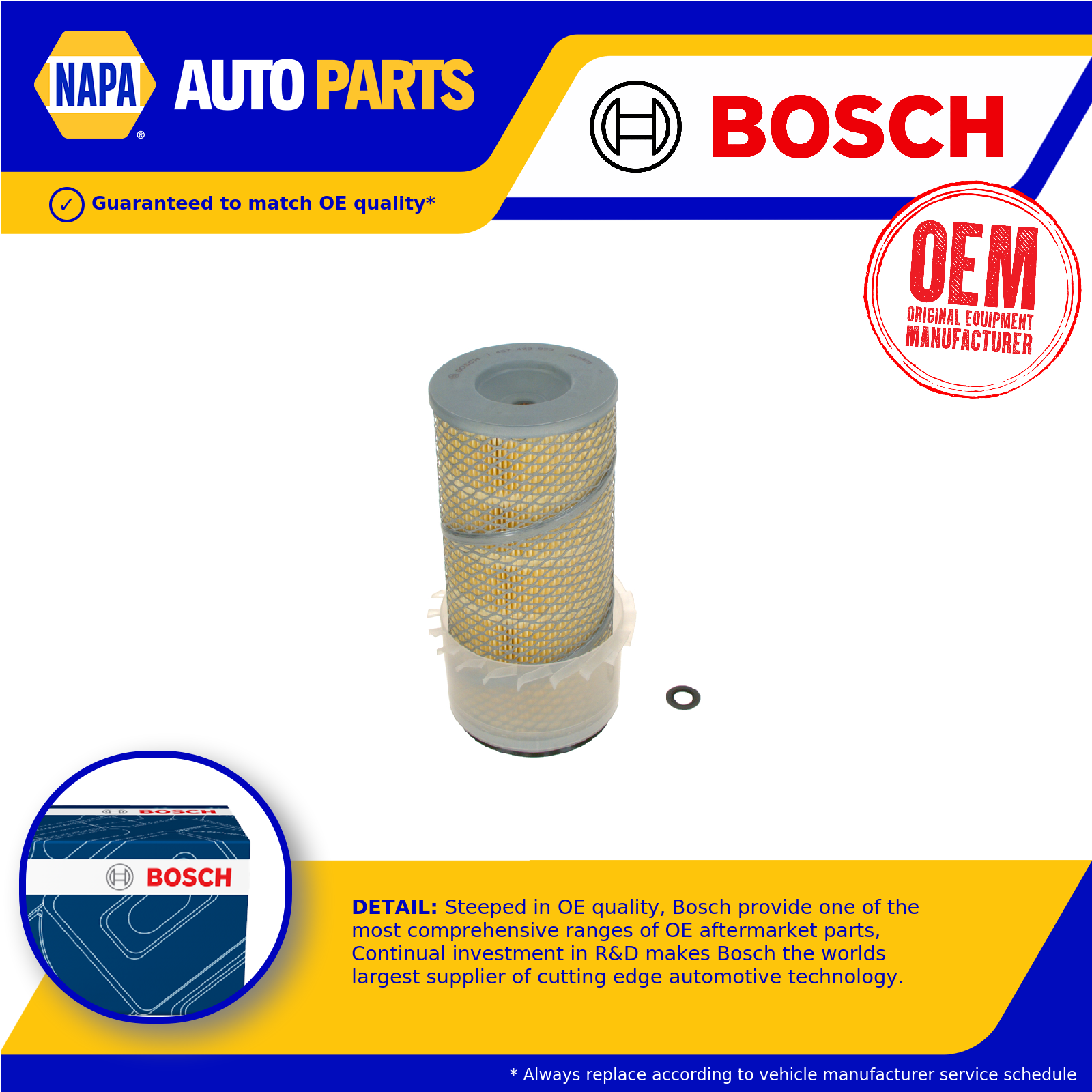 Bosch Air Filter 1457429933 [PM636897]