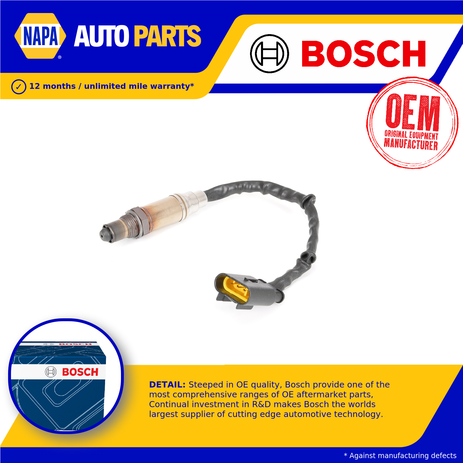 Bosch Lambda Sensor F00HL00356 [PM874453]