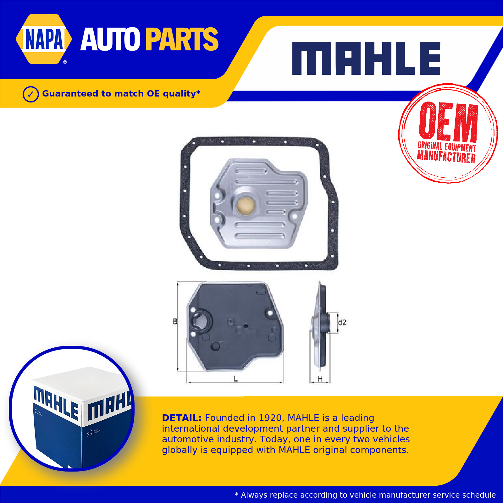 Mahle Automatic GearBox Oil Filter HX245D [PM2159796]