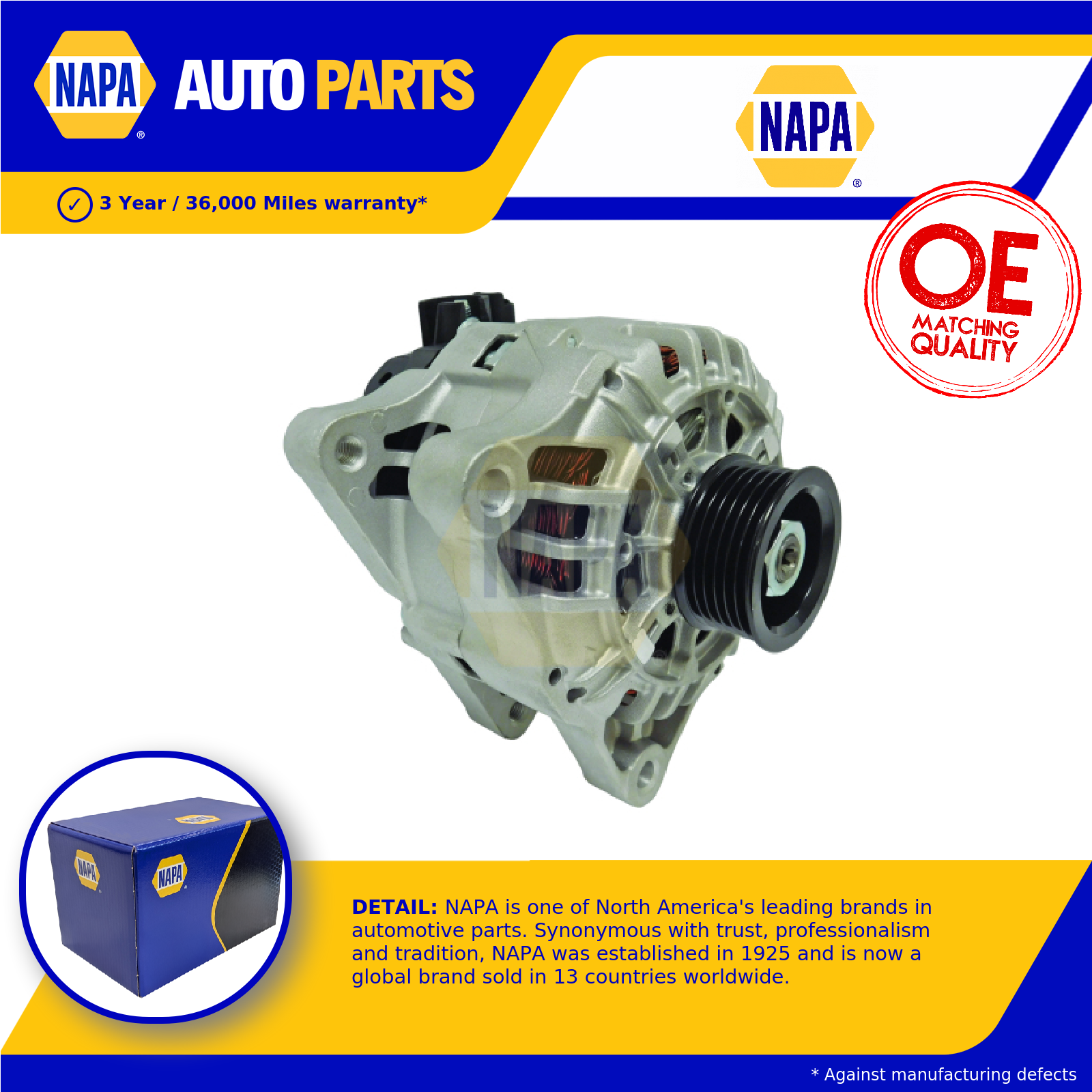 NAPA Alternator NAL1685 [PM1848777]