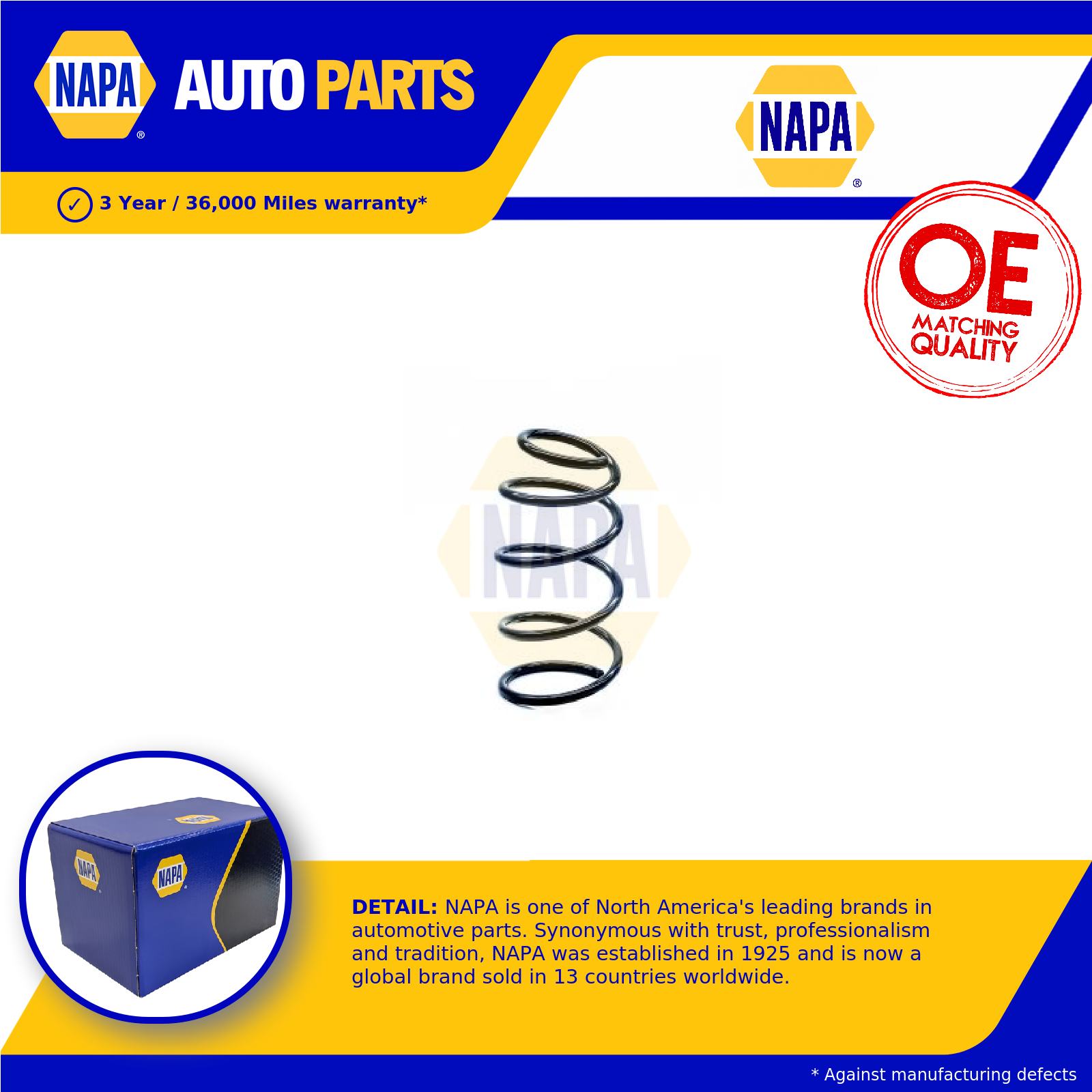 NAPA Coil Spring Front NCS1163 [PM1848970]