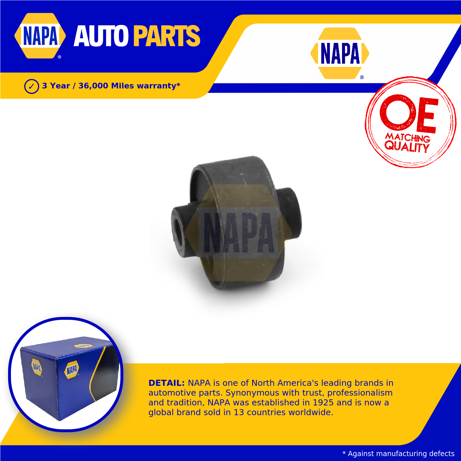 NAPA Wishbone / Control / Trailing Arm Bush NST8023 [PM1906419]