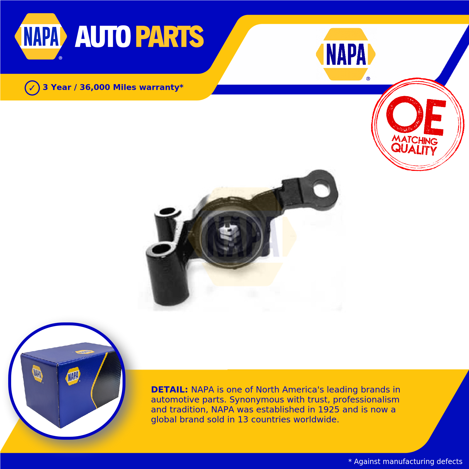 NAPA Wishbone / Control / Trailing Arm Bush NST8038 [PM1906433]