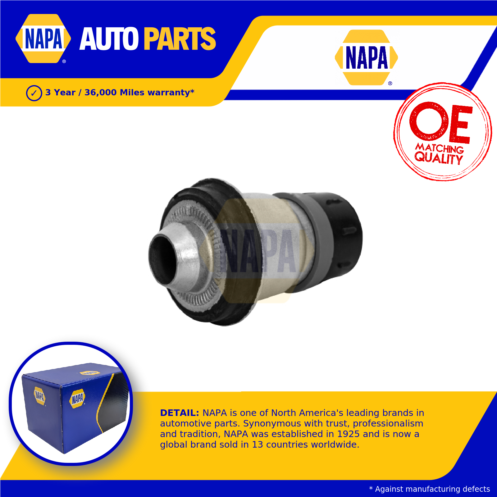 NAPA Wishbone / Control / Trailing Arm Bush NST8053 [PM1906448]