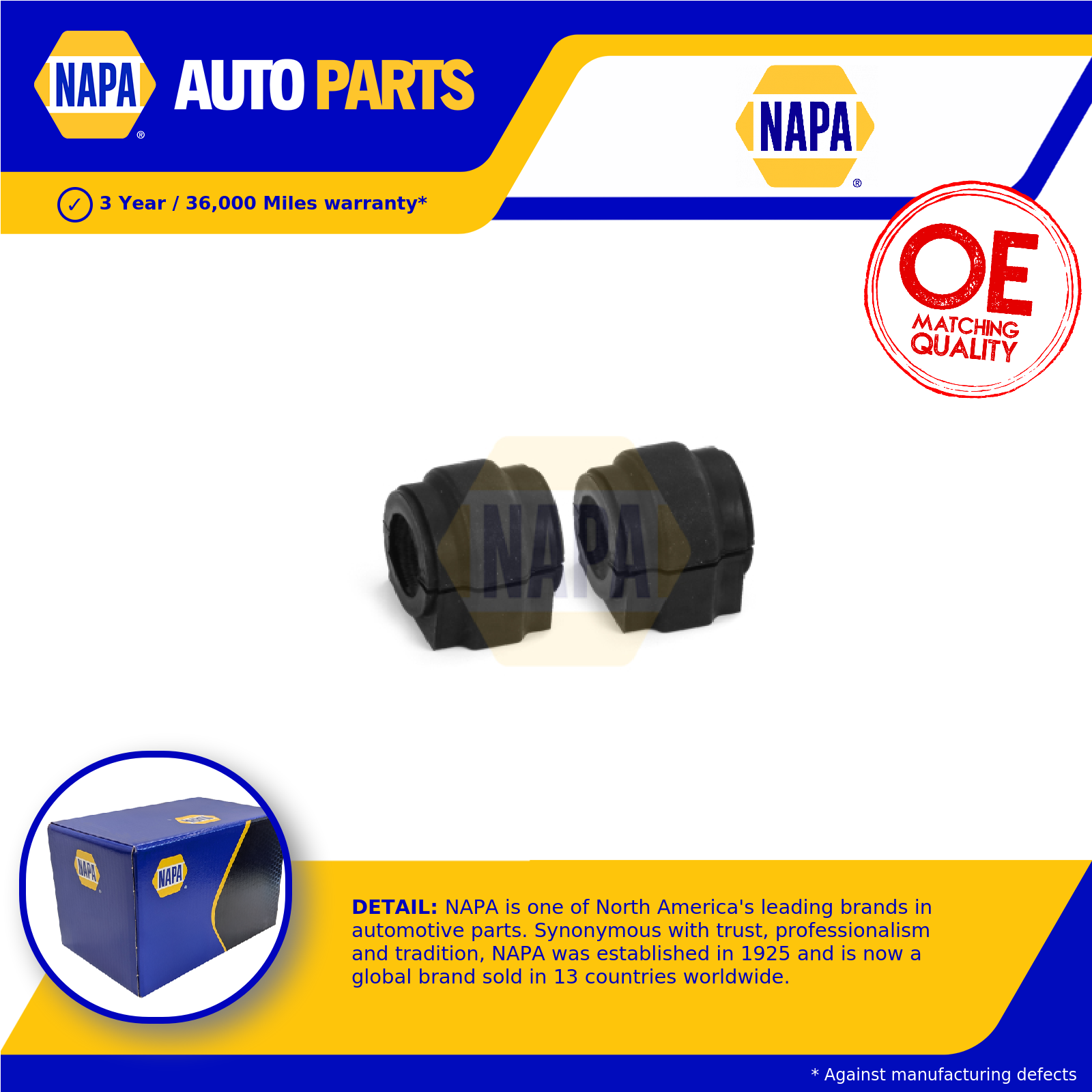 NAPA Wishbone / Control / Trailing Arm Bush NST8092 [PM1906971]