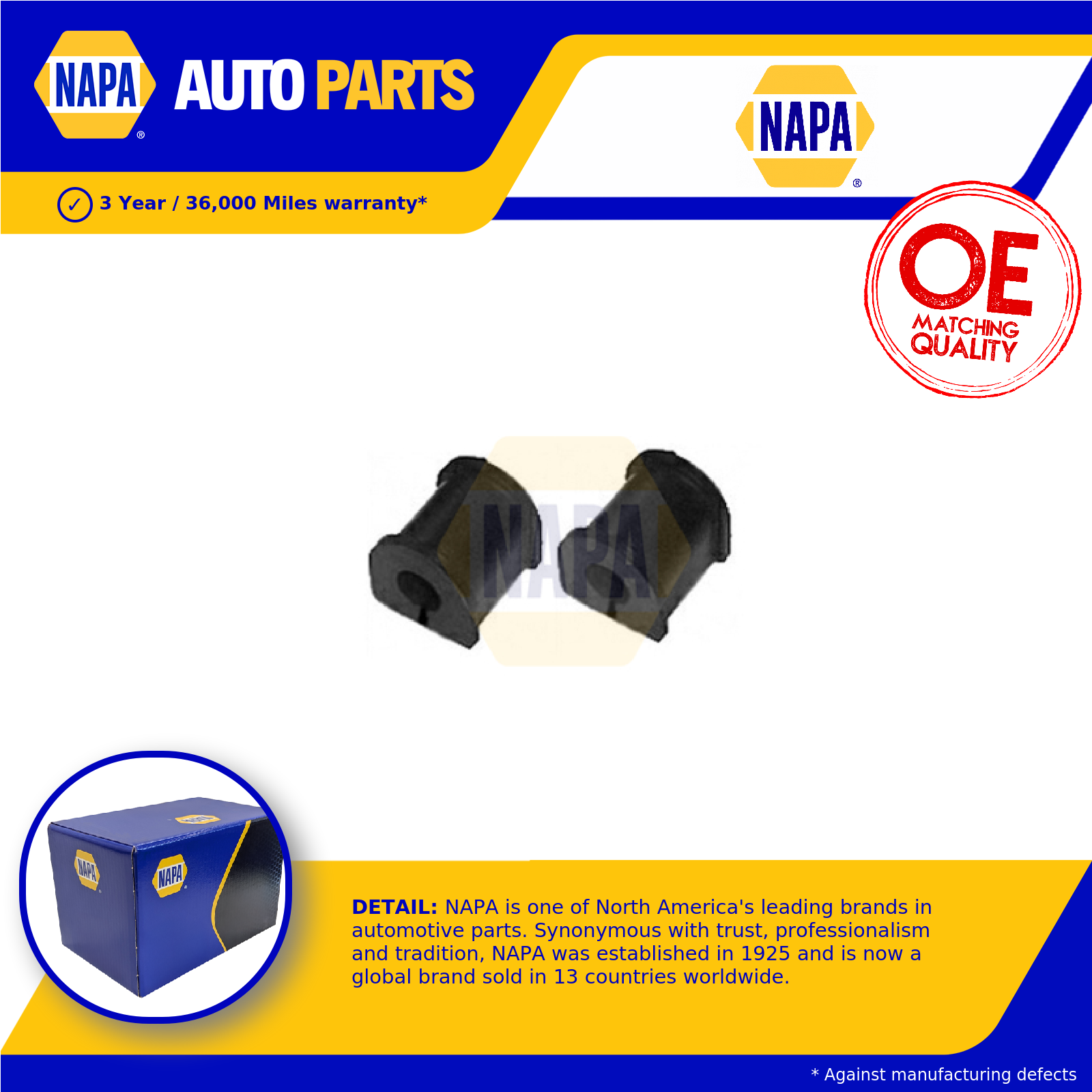 NAPA Wishbone / Control / Trailing Arm Bush NST8130 [PM1906981]