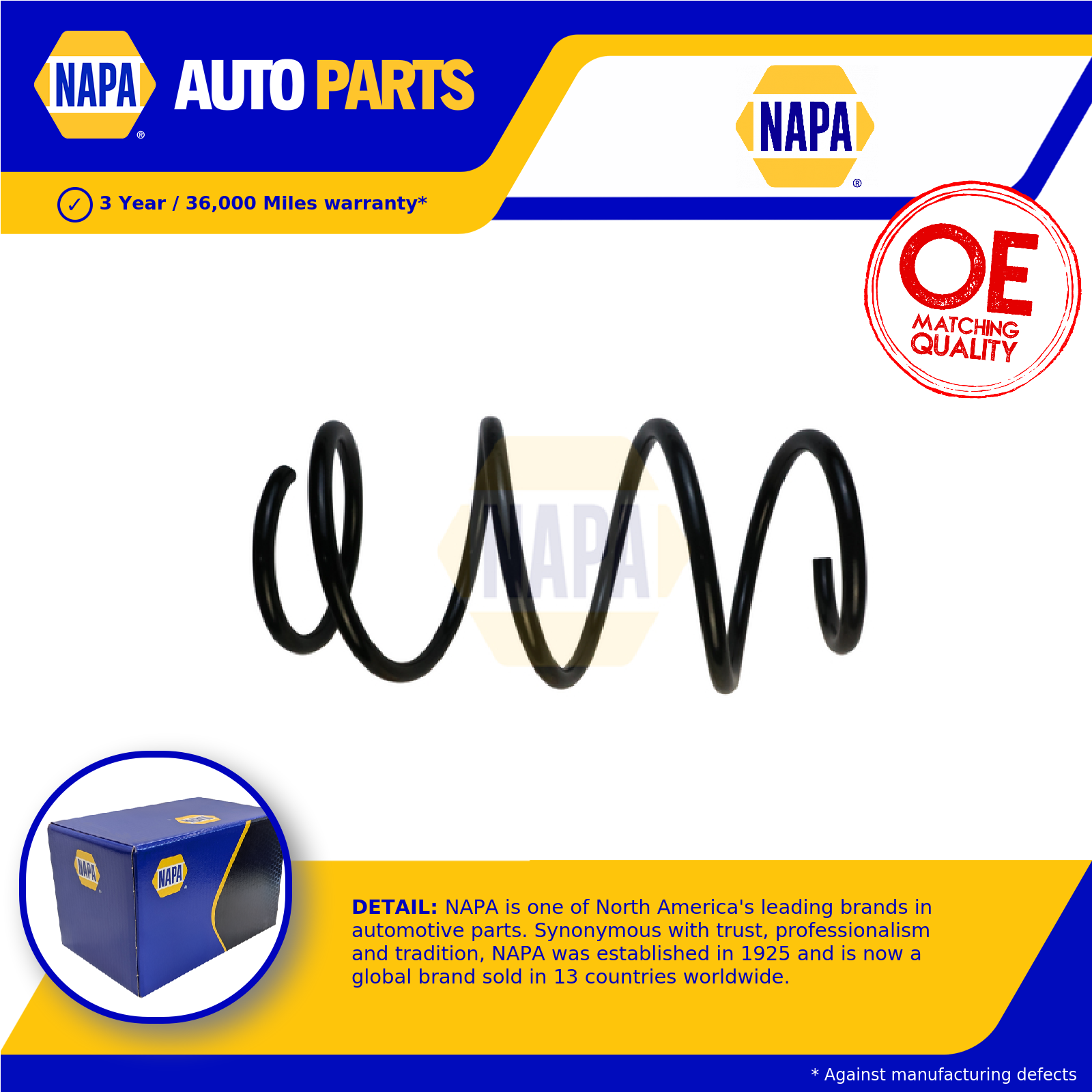 NAPA Coil Spring Front NCS1824 [PM1991341]