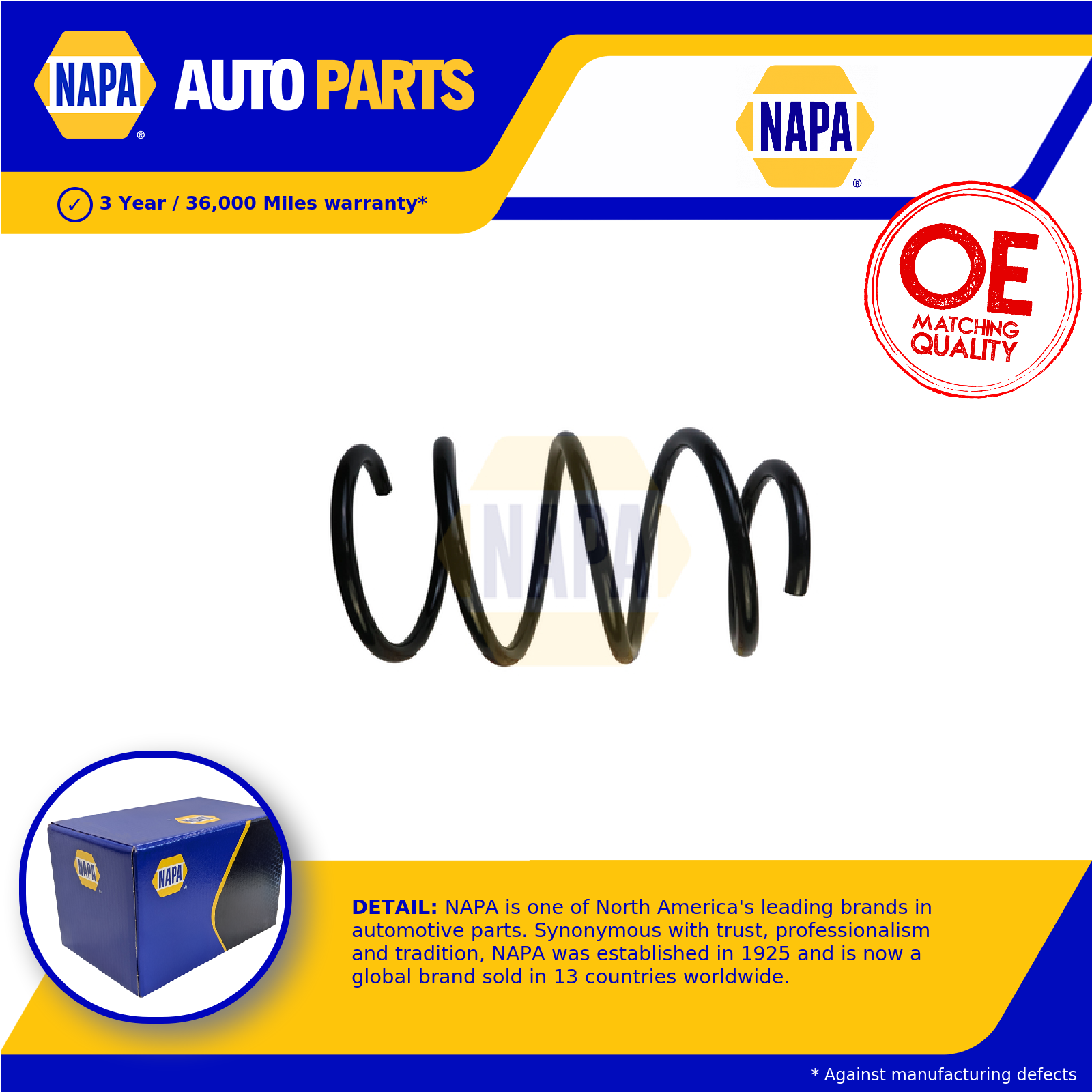 Napa Coil Spring For BMW 6 Series 2003-2005 645C NCS1826 - Image 4
