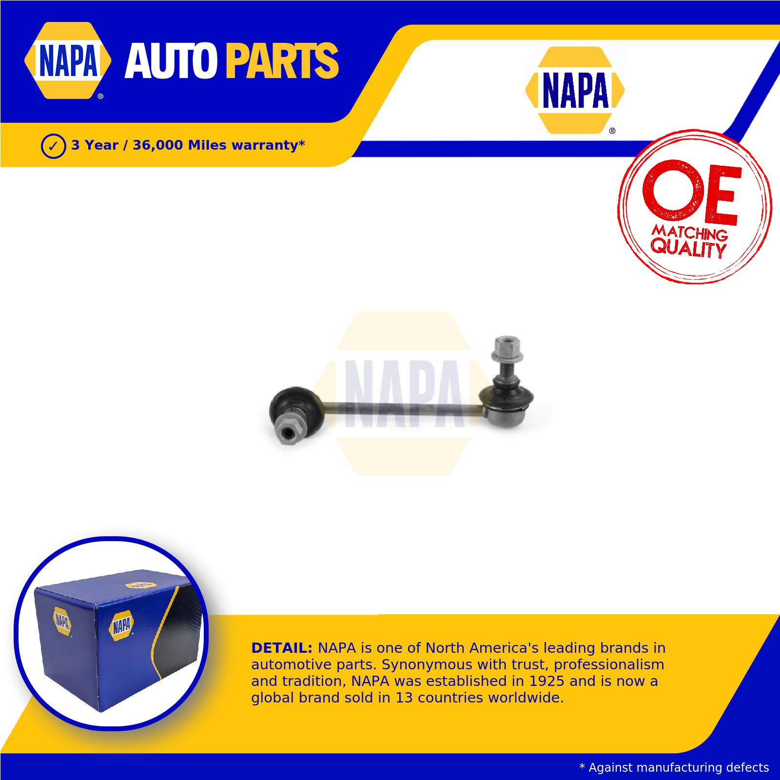 NAPA Anti Roll Bar Link Rear Right NST4445 [PM2005424]