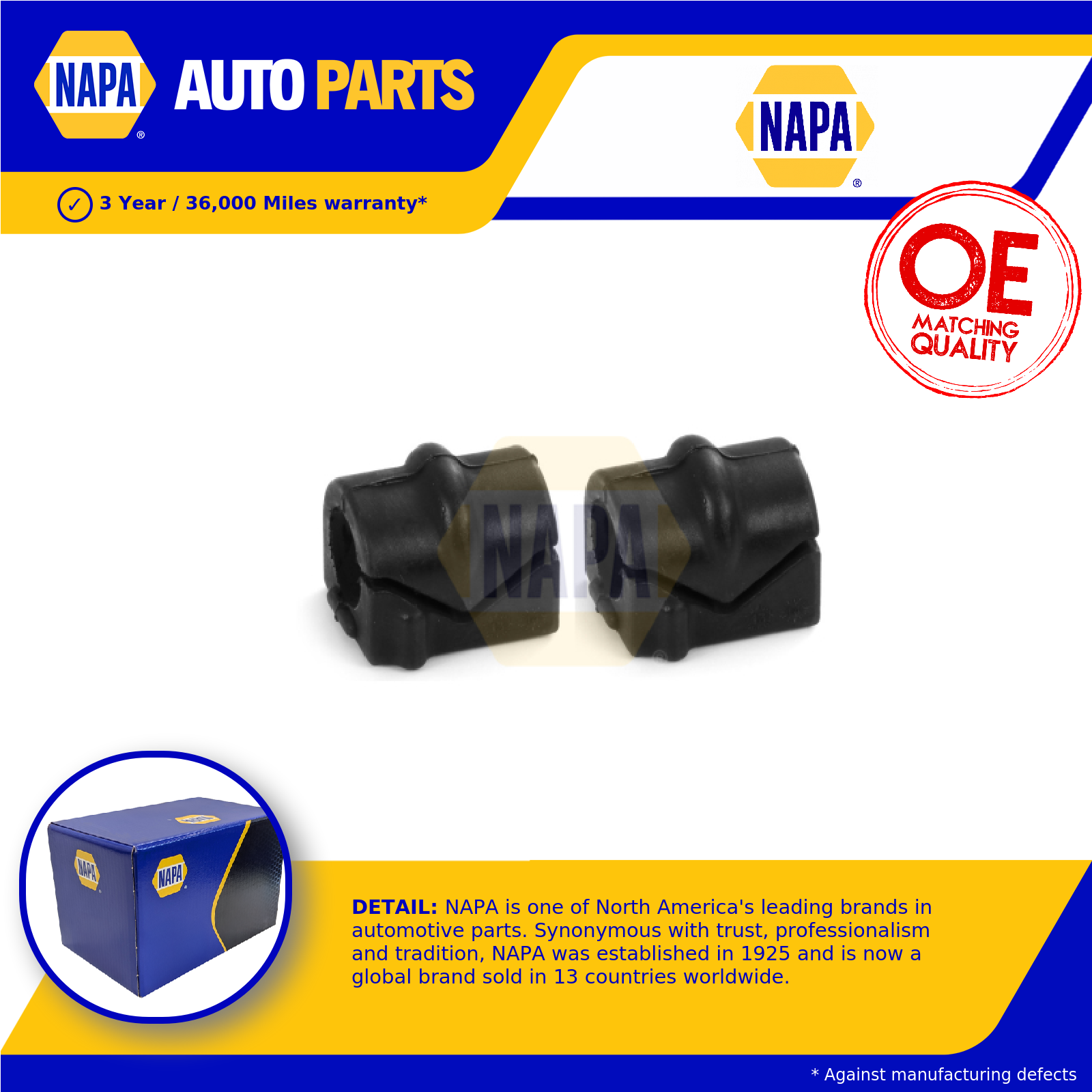 NAPA Wishbone / Control / Trailing Arm Bush Front NST8209 [PM2005561]