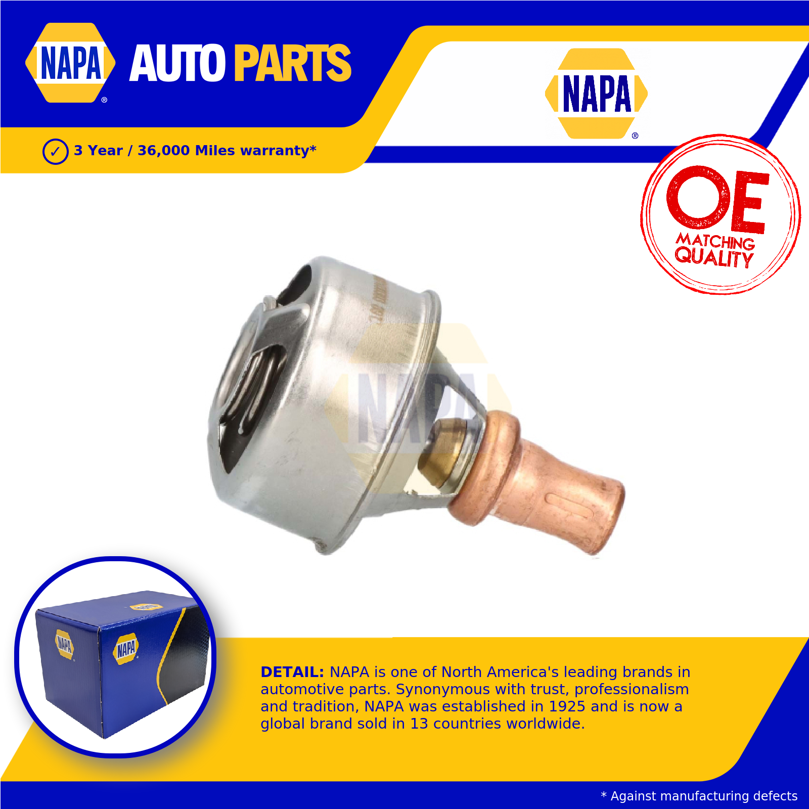 Napa Coolant Thermostat For Renault 21 1986-1994 2.0 2.2 Nth1171 - Image 7