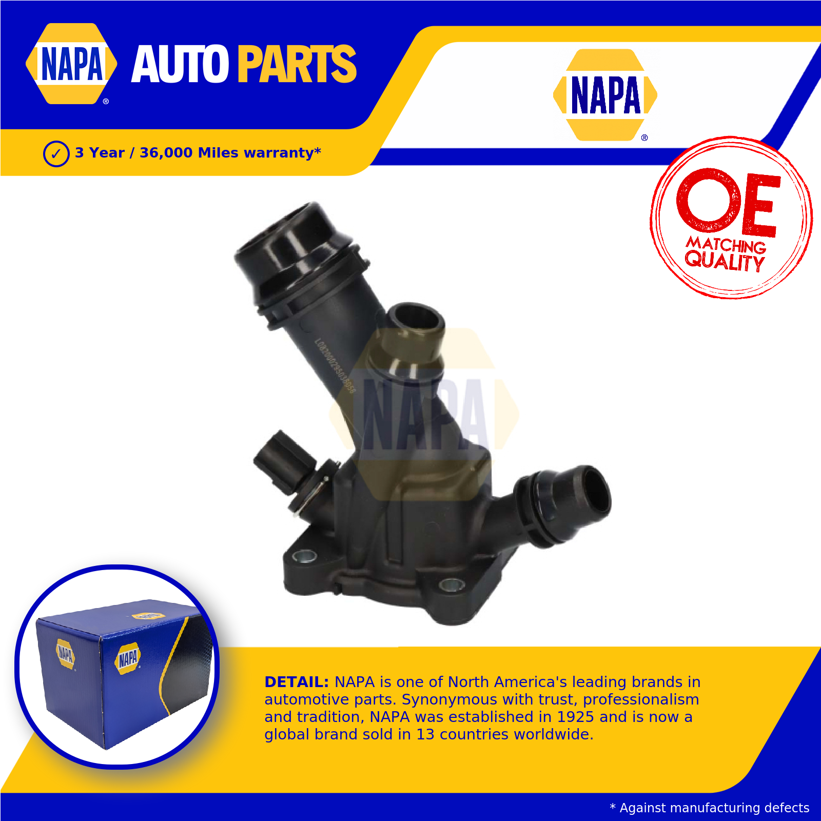 NAPA Coolant Thermostat NTH1263 [PM2021025]
