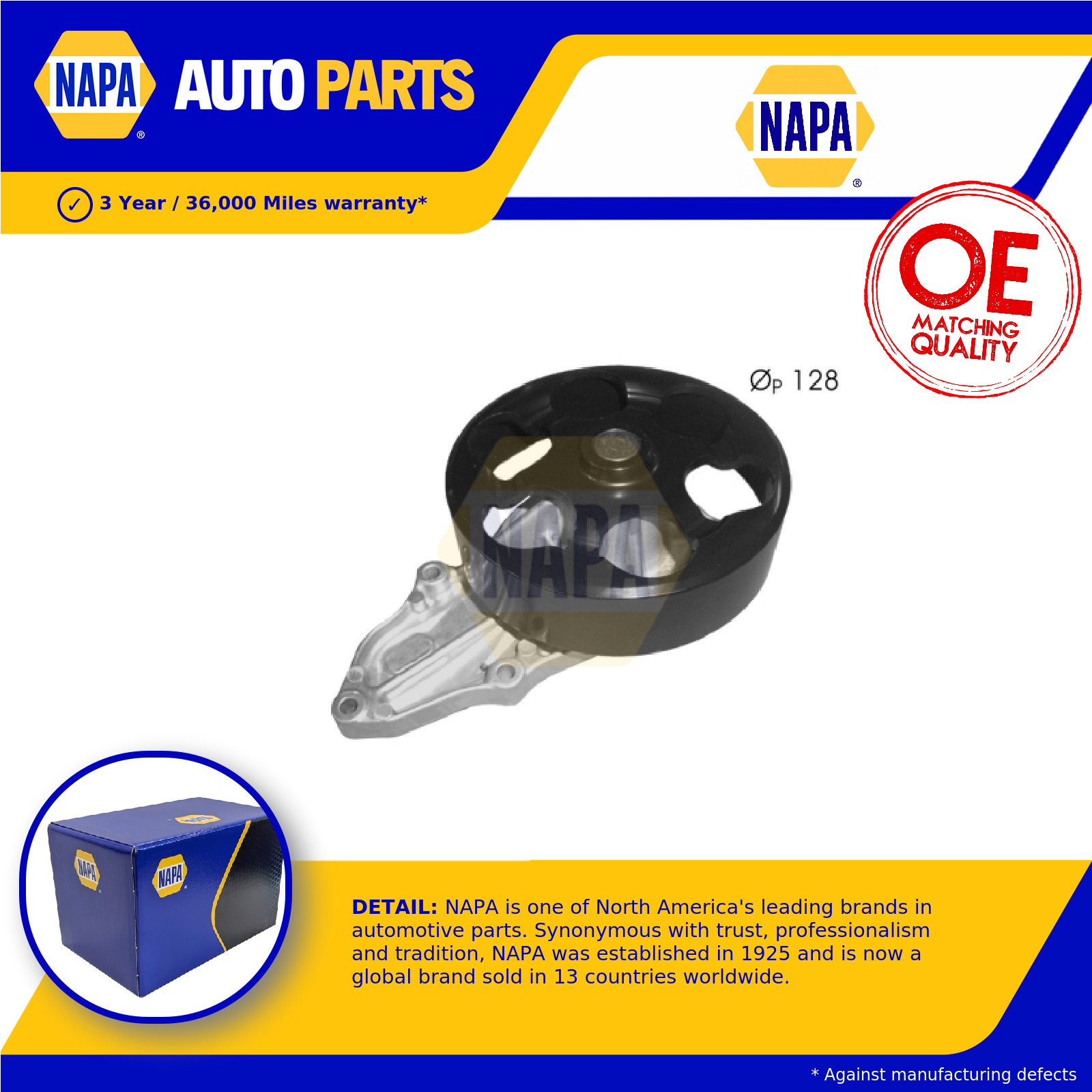 NAPA Water Pump NWP1225 [PM2021302]