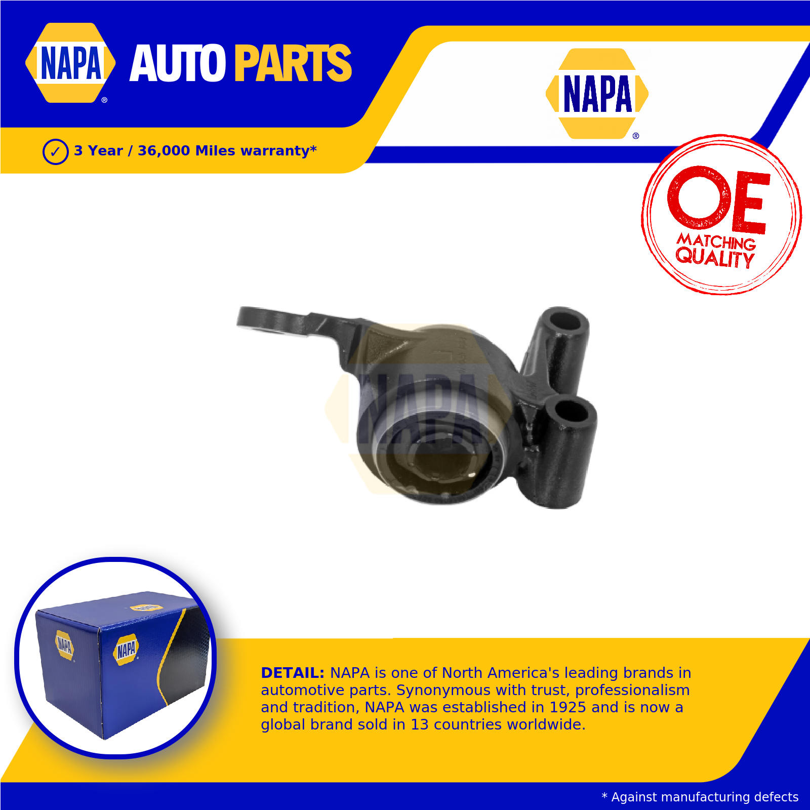 NAPA Wishbone / Control / Trailing Arm Bush NST8249 [PM2042135]