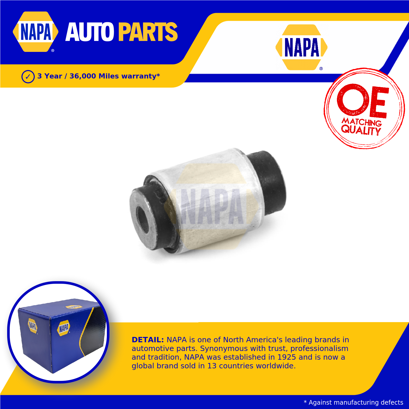 NAPA Wishbone / Control / Trailing Arm Bush Front NST8262 [PM2042148]