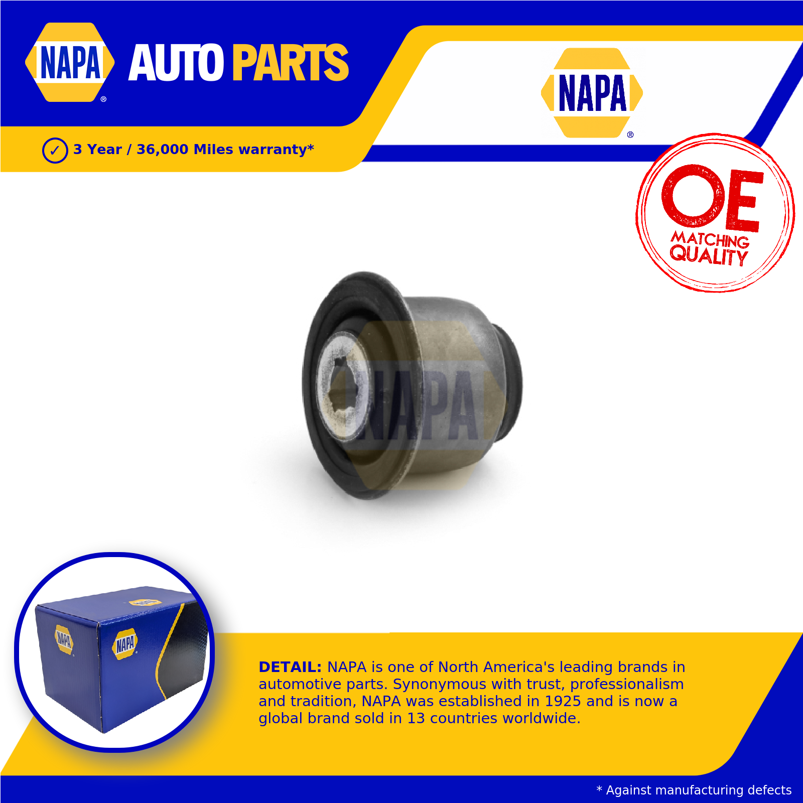 NAPA Wishbone / Control / Trailing Arm Bush NST8316 [PM2042202]