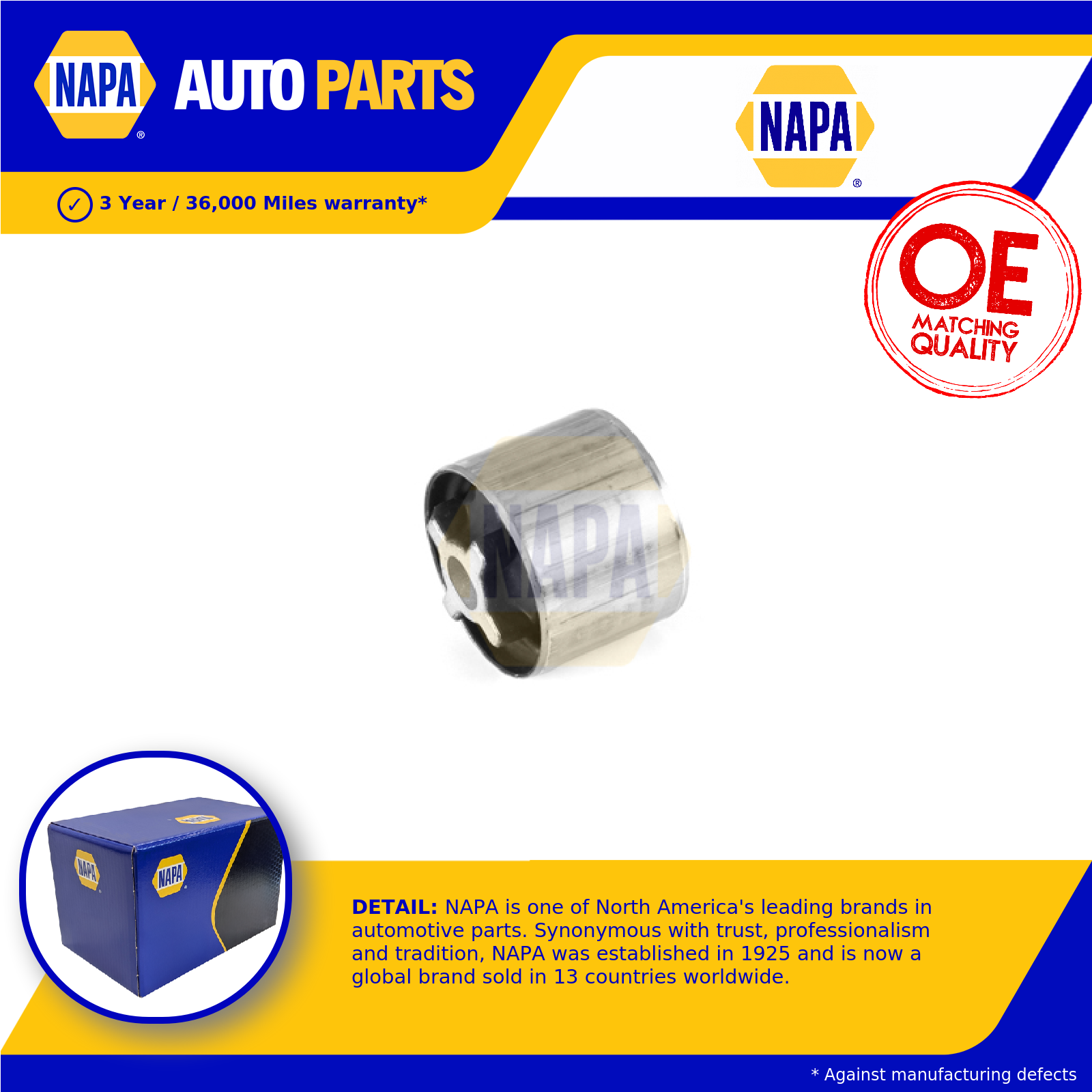 NAPA Wishbone / Control / Trailing Arm Bush Rear NST8317 [PM2042203]
