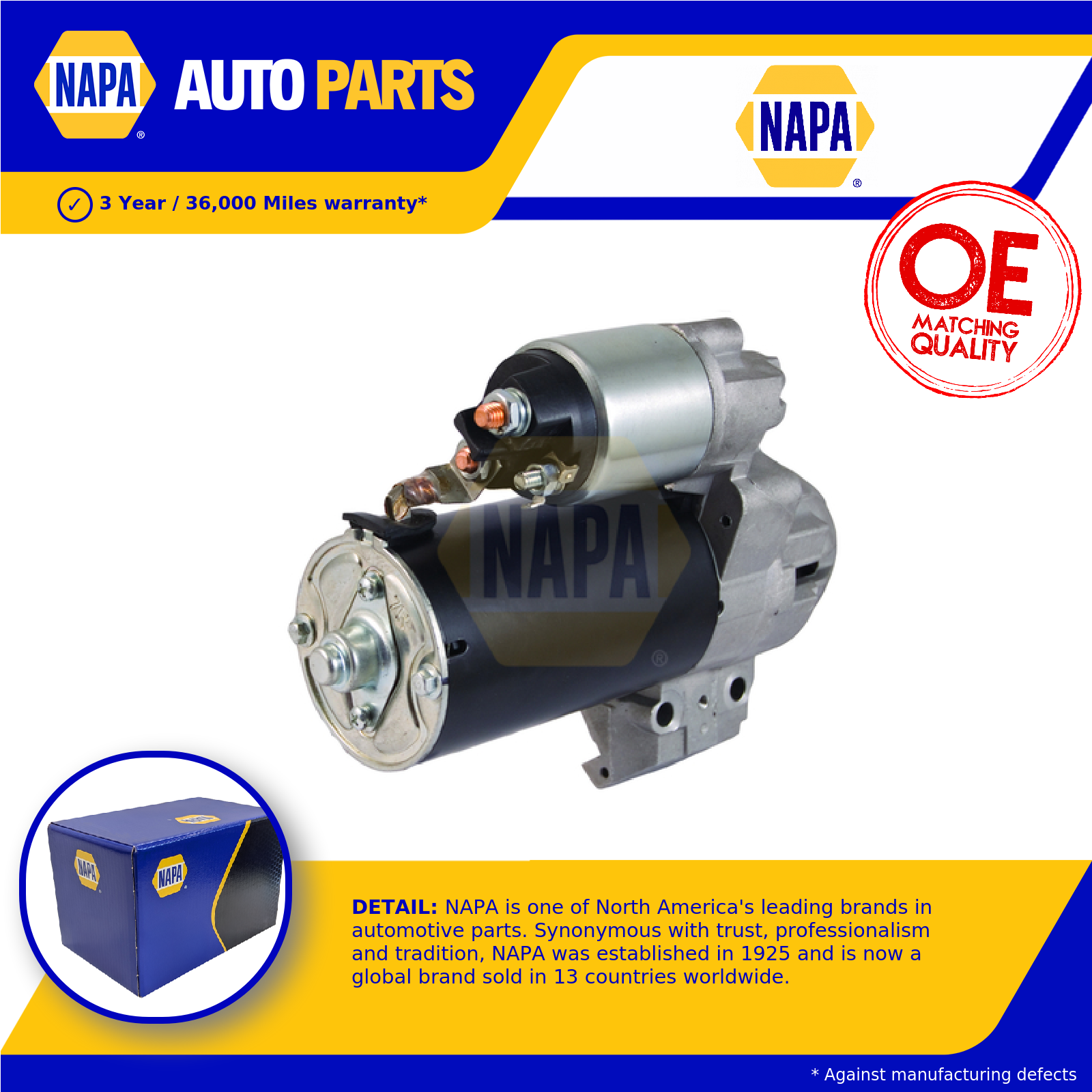NAPA Starter Motor NSM1703 [PM2069154]