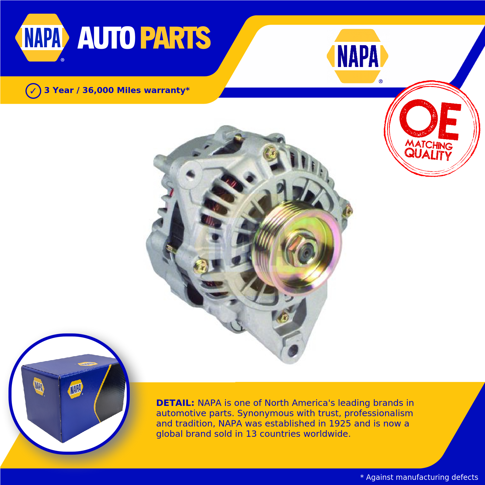 NAPA Alternator NAL2076 [PM2132962]
