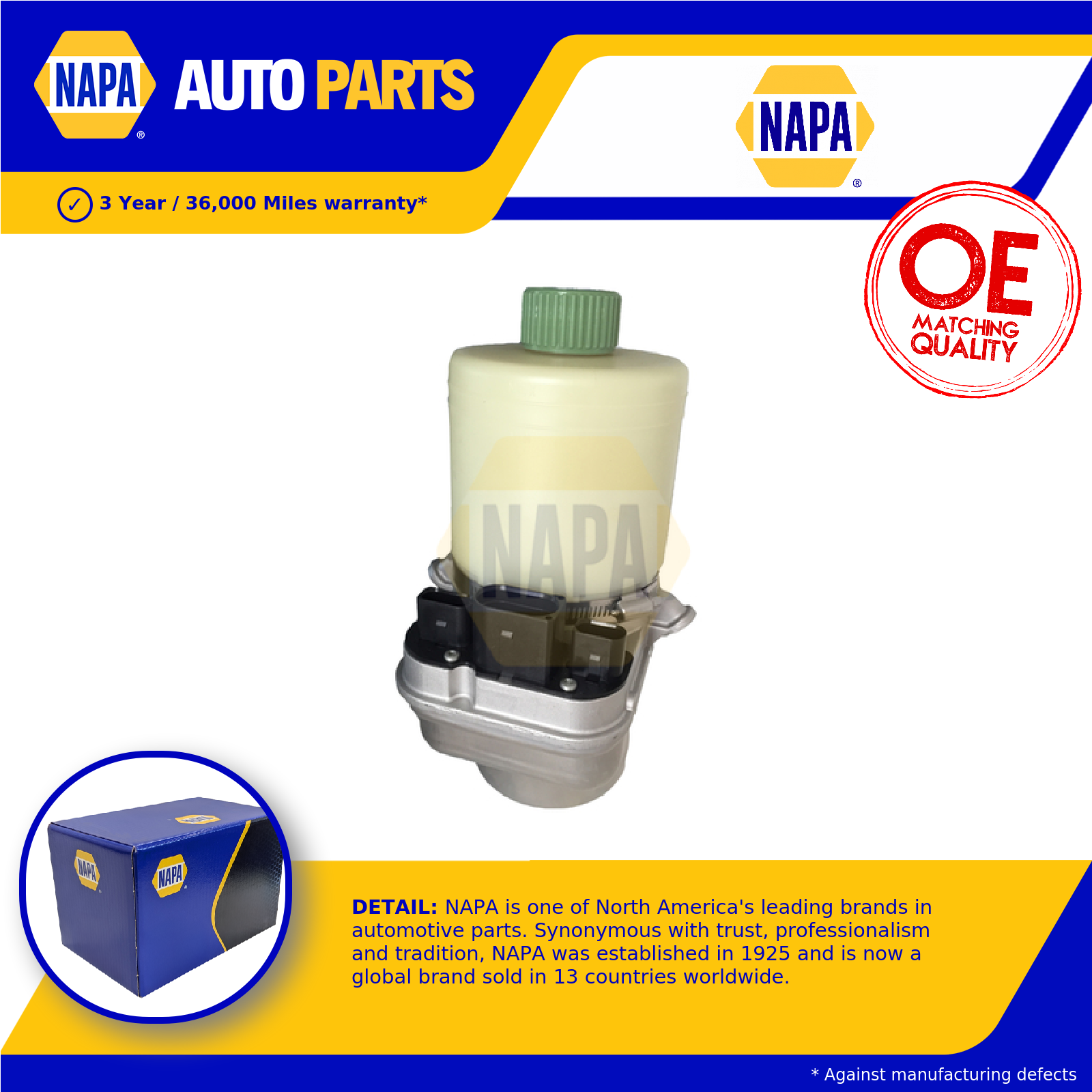 NAPA Power Steering Pump NPS1109 [PM2224334]