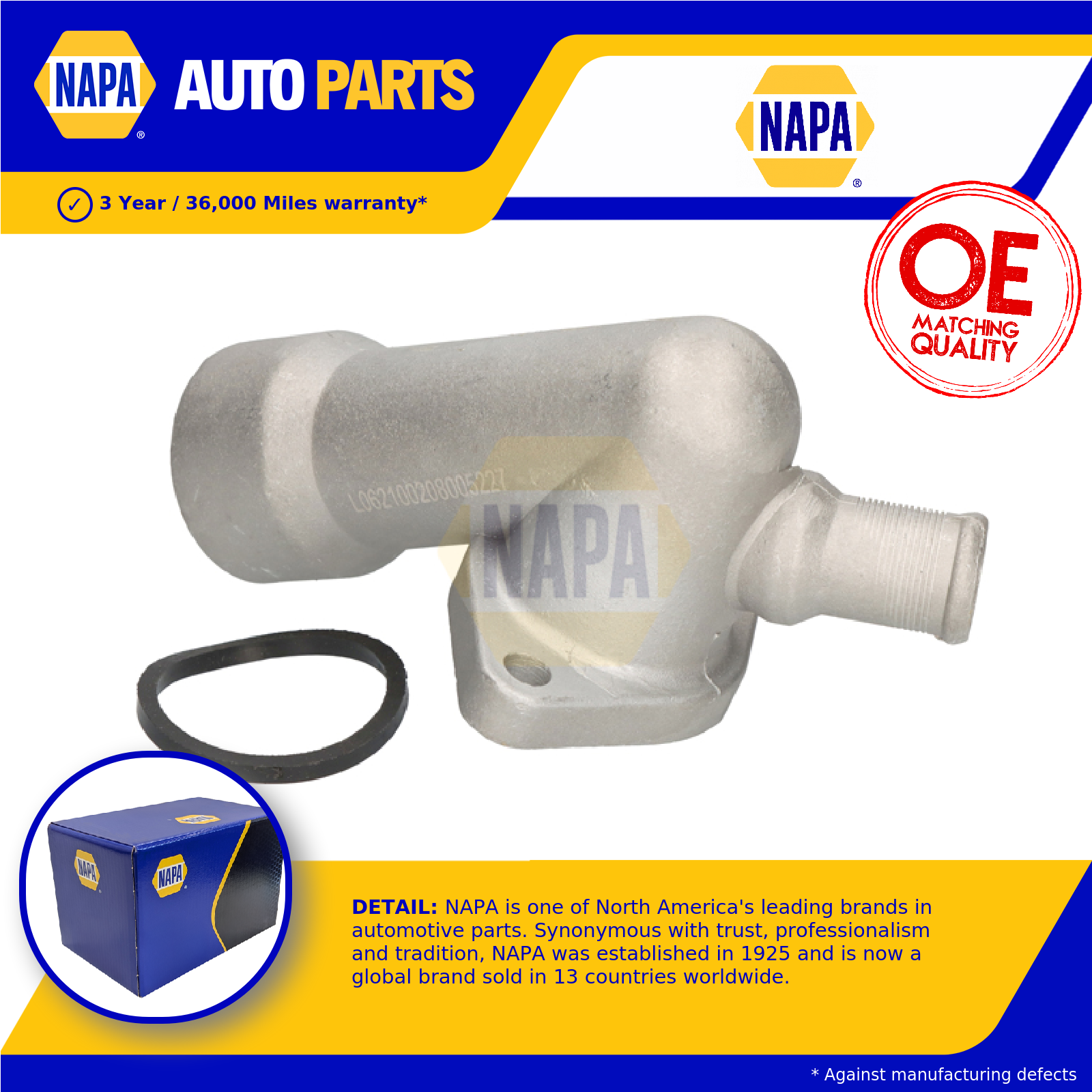 NAPA Coolant Flange / Pipe NTH1469 [PM2426784]