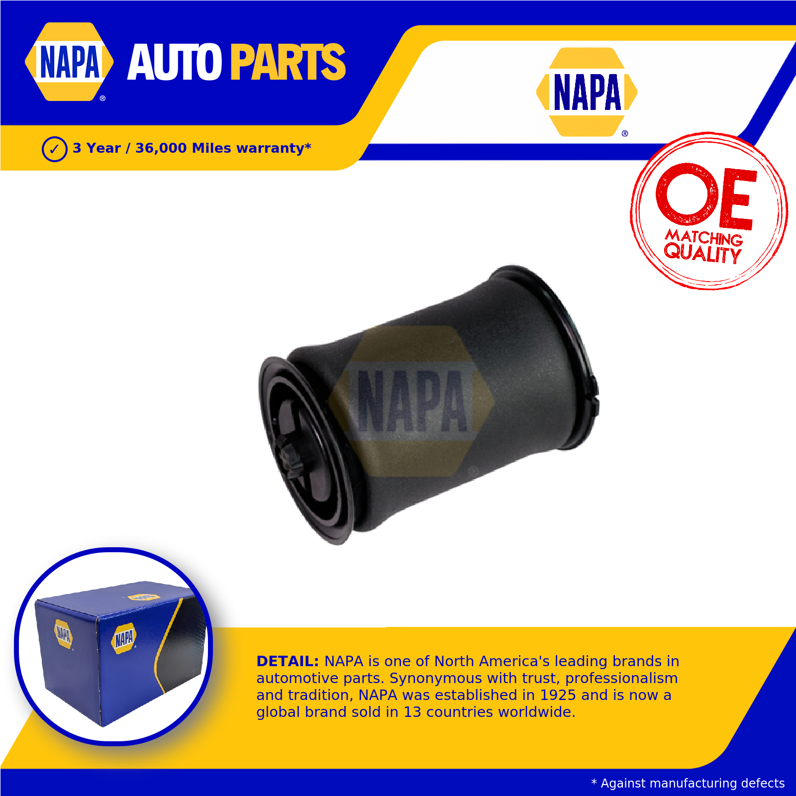 NAPA Air Suspension Spring Rear NAS1001 [PM2521043]