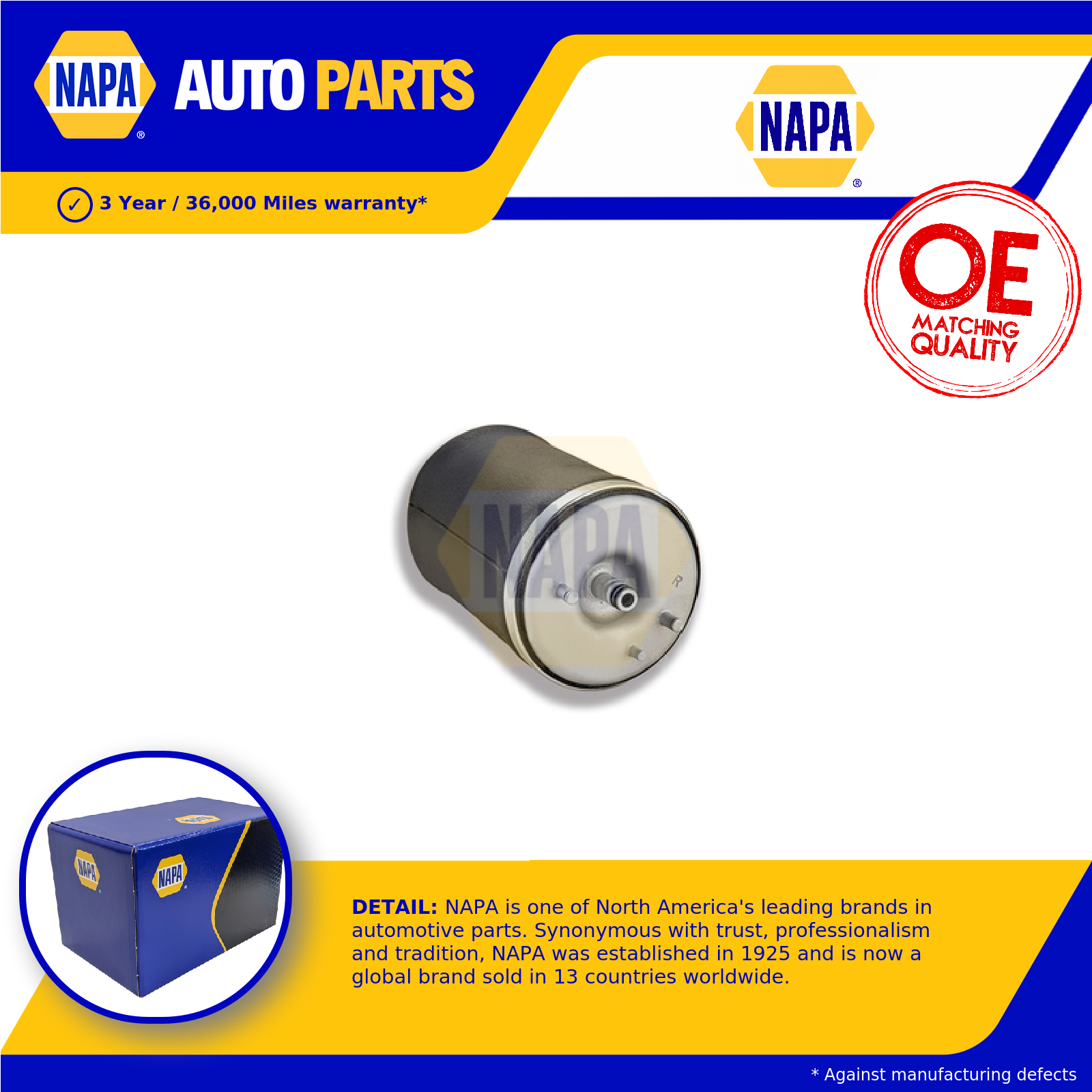 NAPA Air Suspension Spring Rear Right NAS1014 [PM2521056]